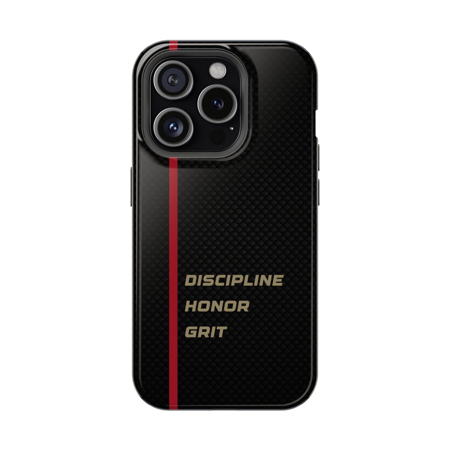 Discipline, Honor, Grit Impact-Resistant Phone Case