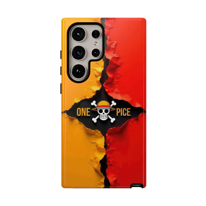 One Piece Samsung Tough Phone Case, Pirate Adventure Design