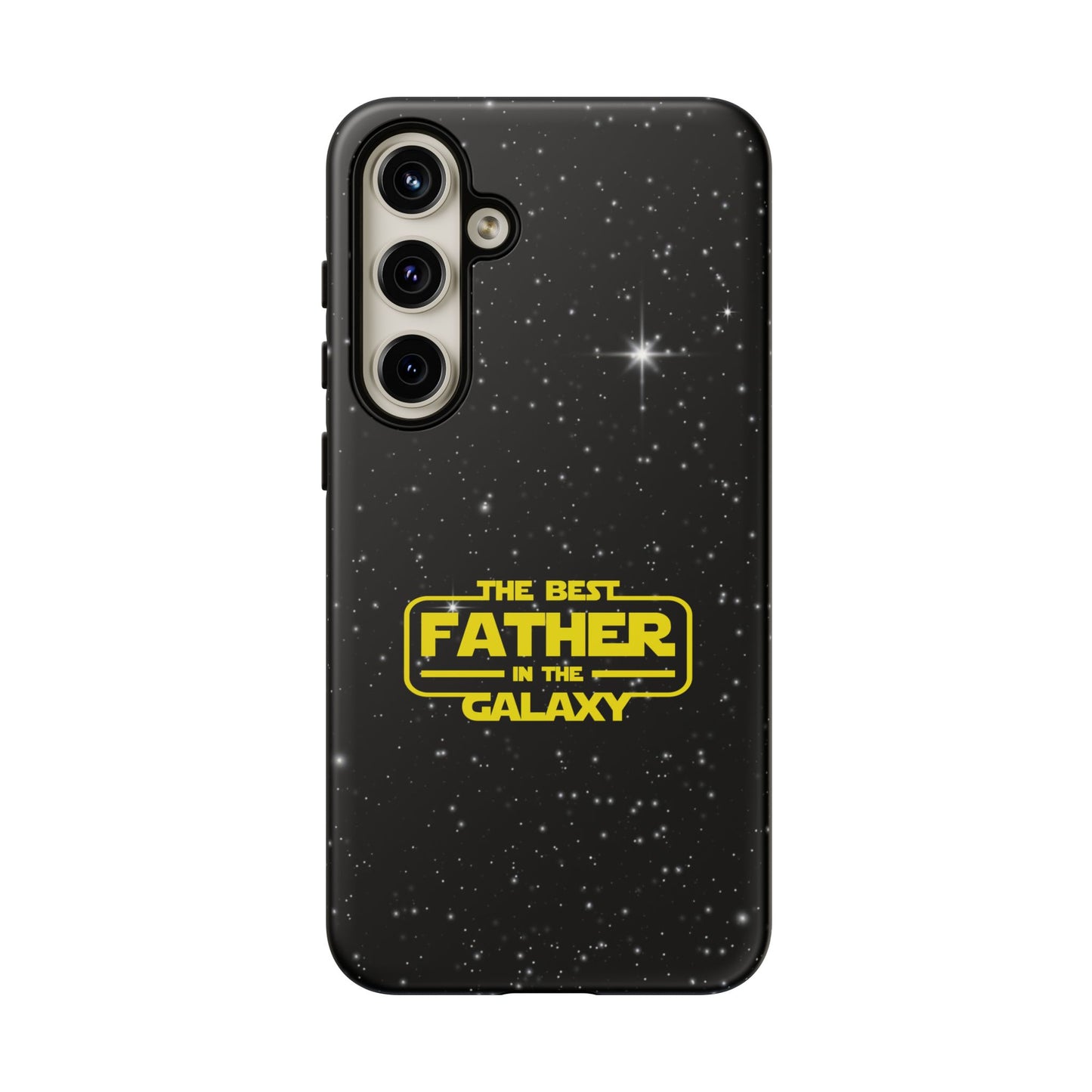Galaxy-Themed Samsung Tough Case - Perfect Gift for the Best Father