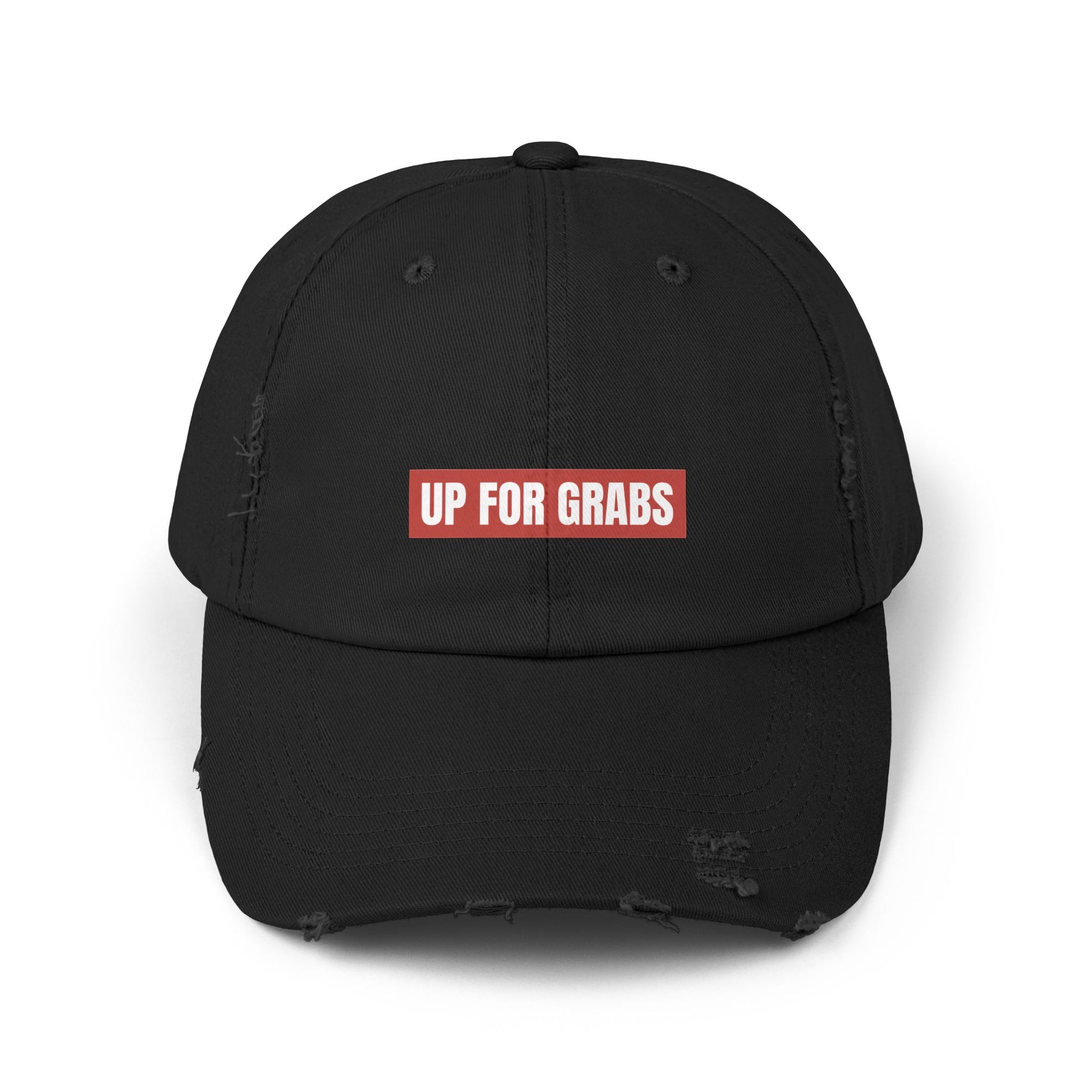 Up For Grabs Unisex Distressed Cap