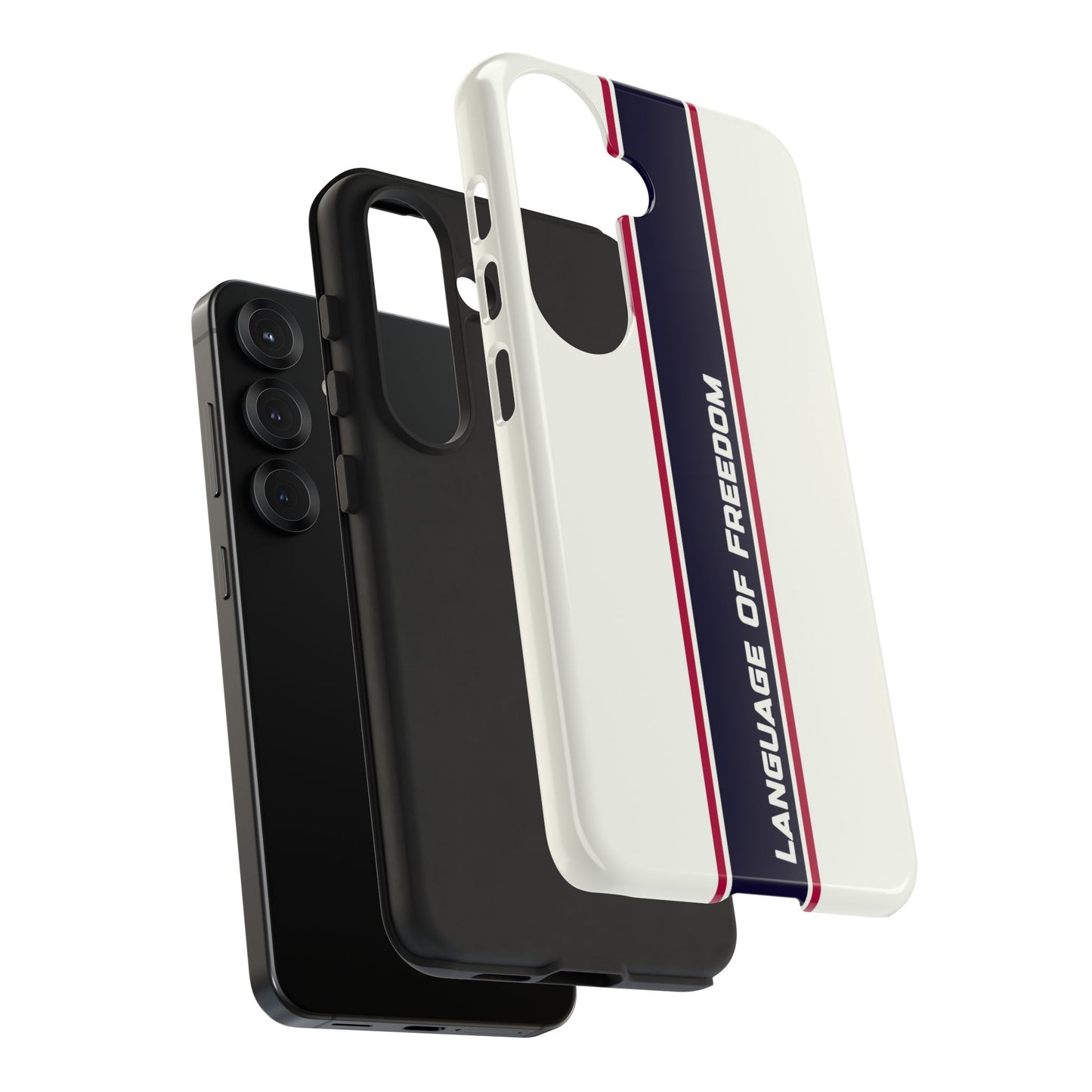 Language of Freedom Tough Case – Minimalist Design