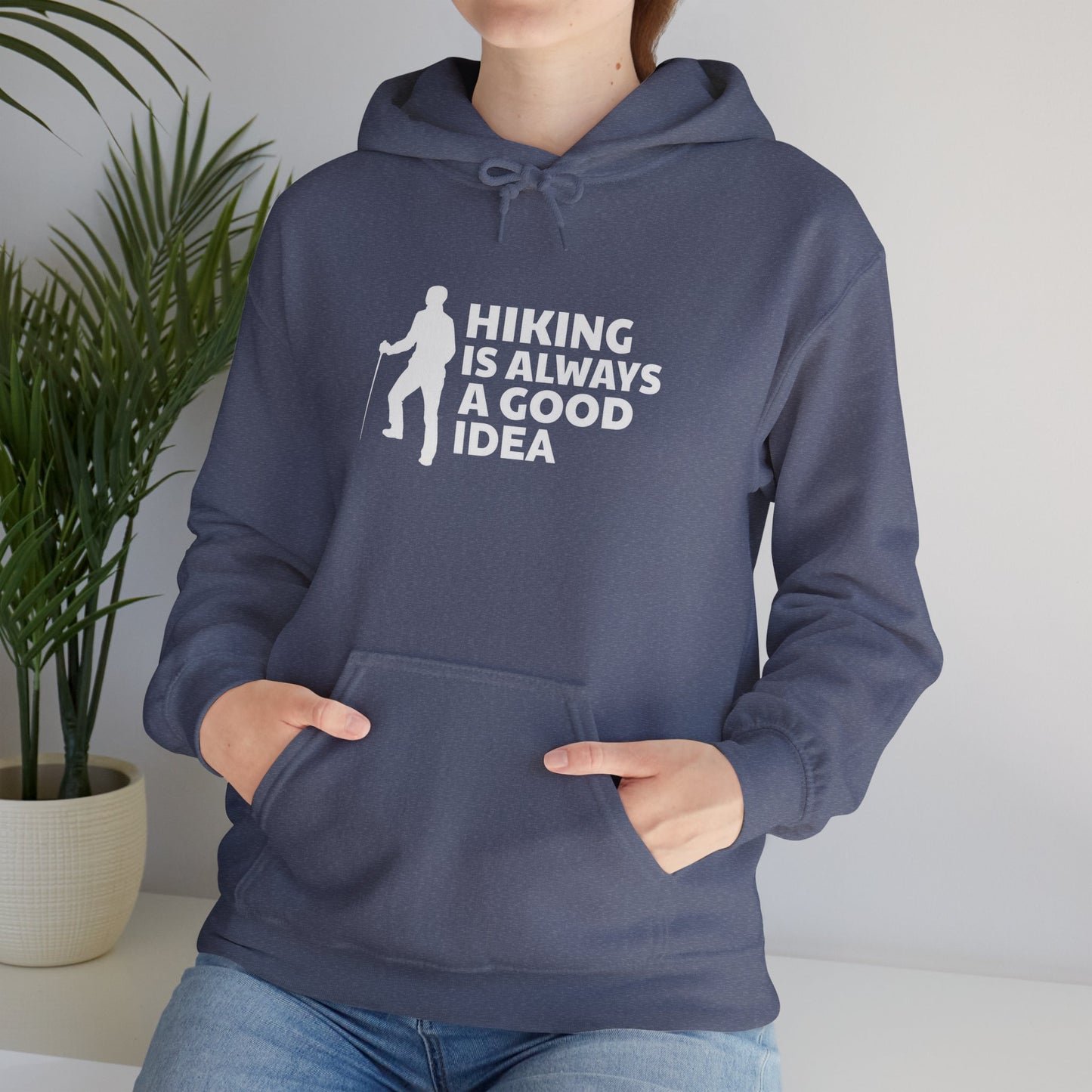 Hiking Is Always A Good Idea Unisex Heavy Blend™ Hooded Sweatshirt