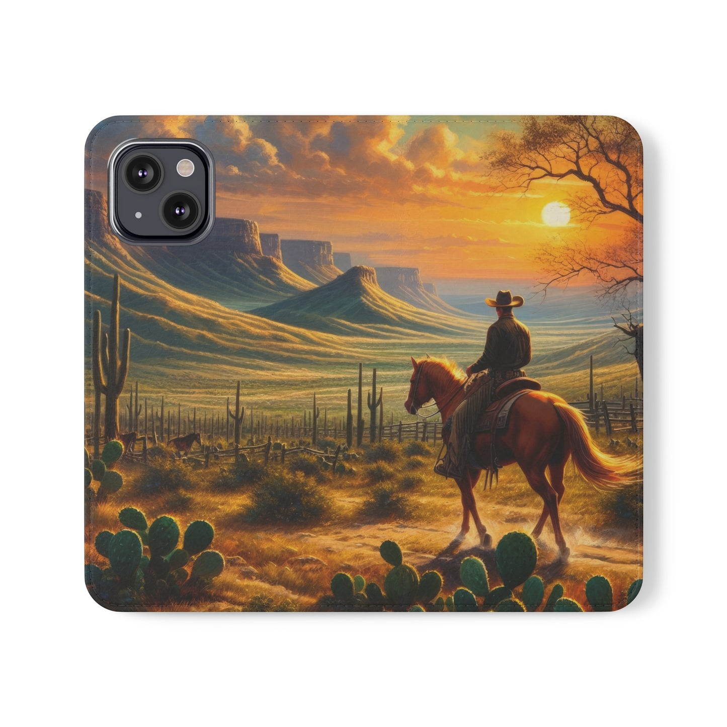 Texas Sunset Flip Cases