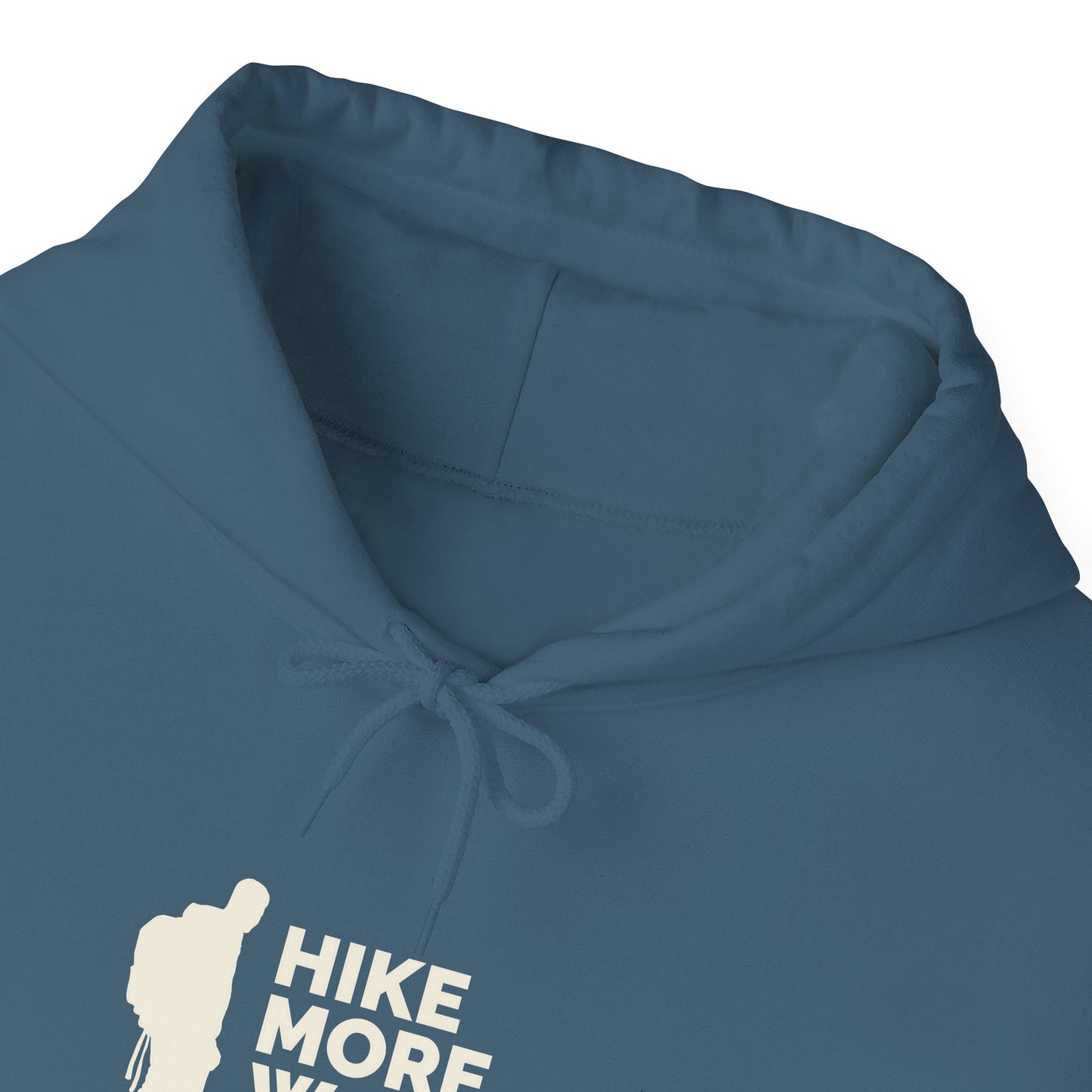 Hike More Worry Less Unisex Heavy Blend™ Hooded Sweatshirt