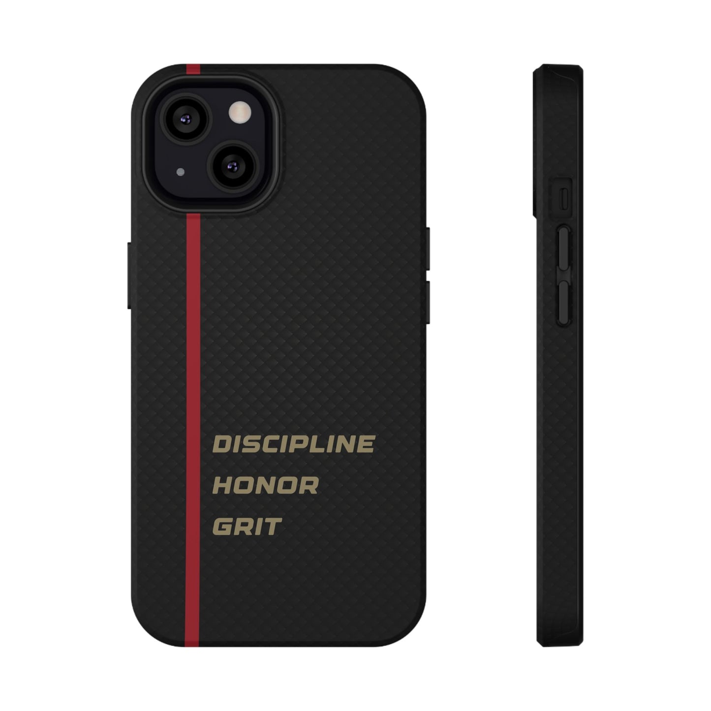 Discipline, Honor, Grit Impact-Resistant Phone Case