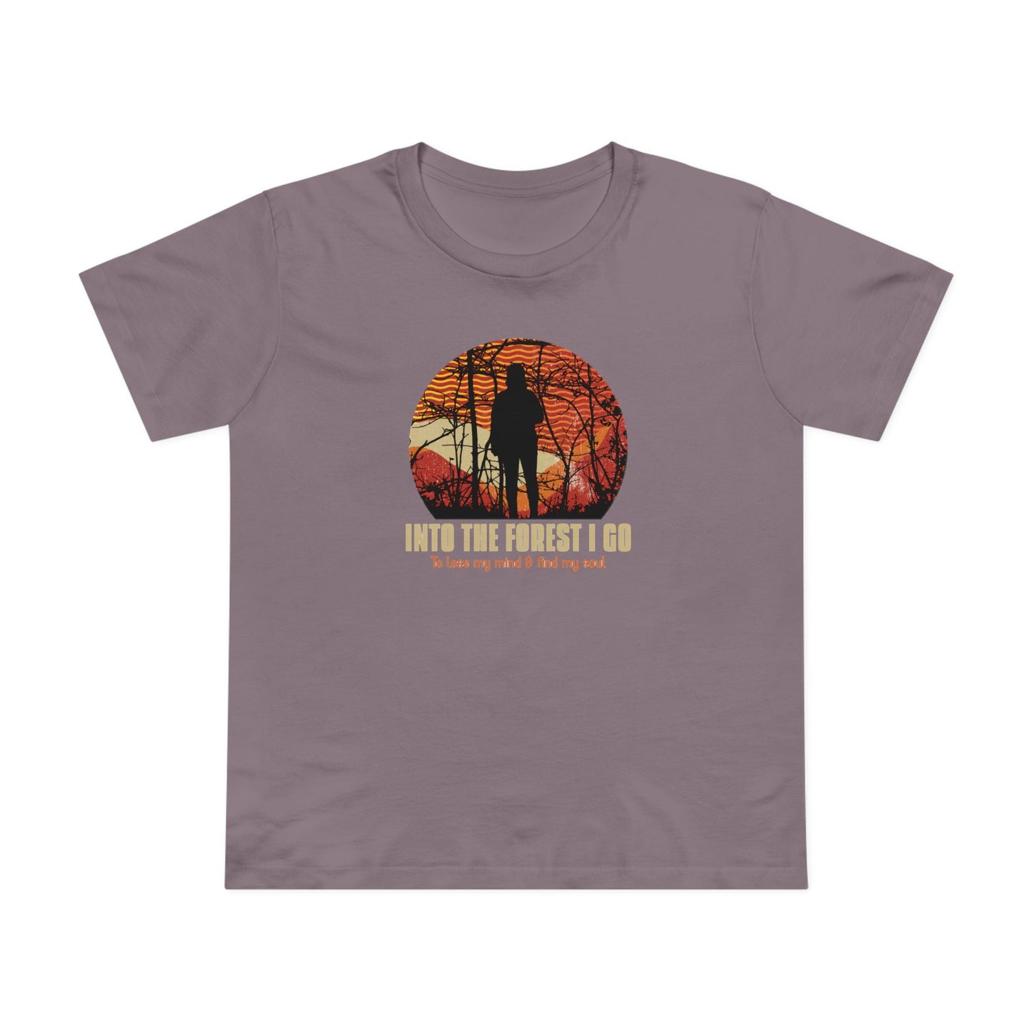 Into The Forest I Go Women’s Maple Tee