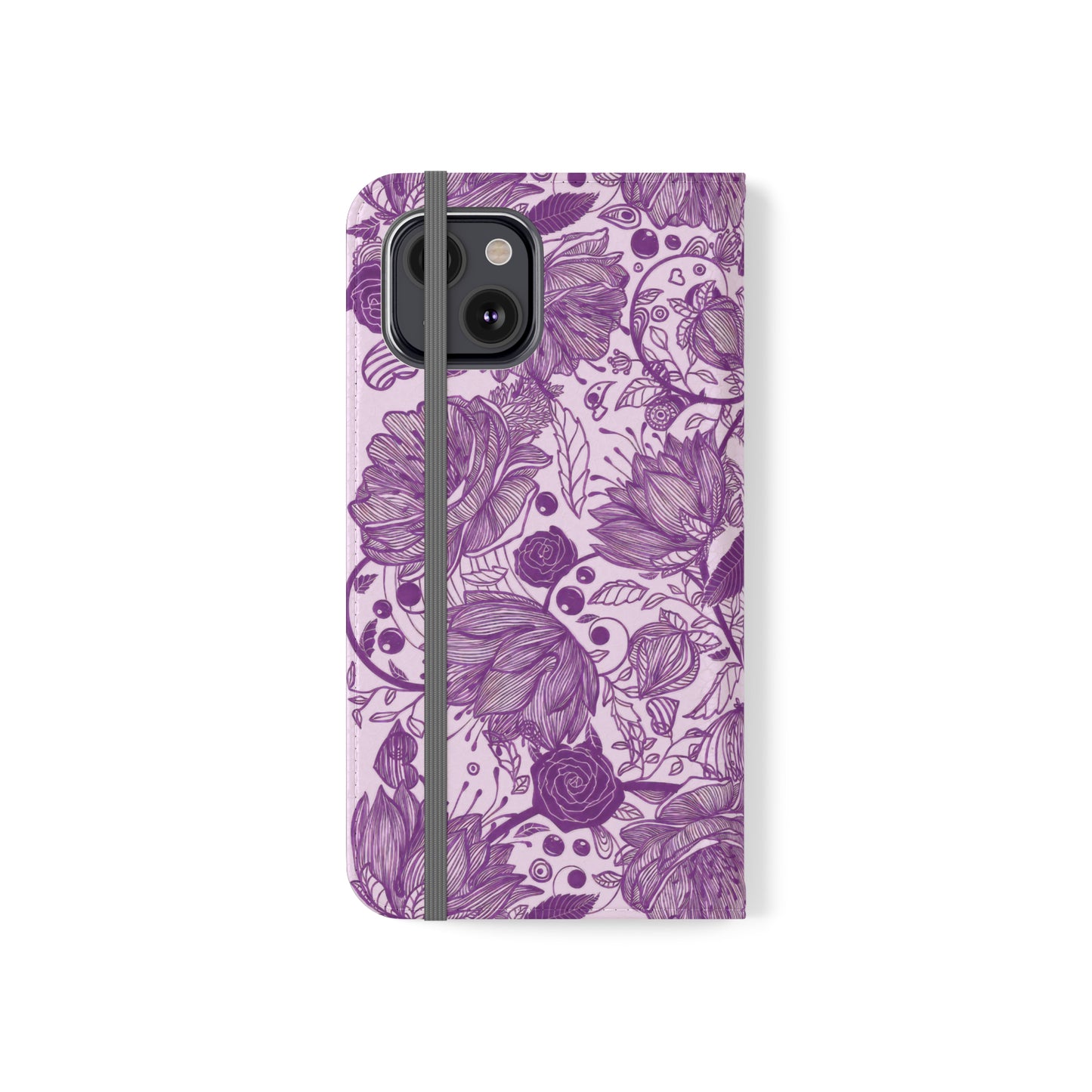 Graphical Garden: Purple Edition Flip Cases