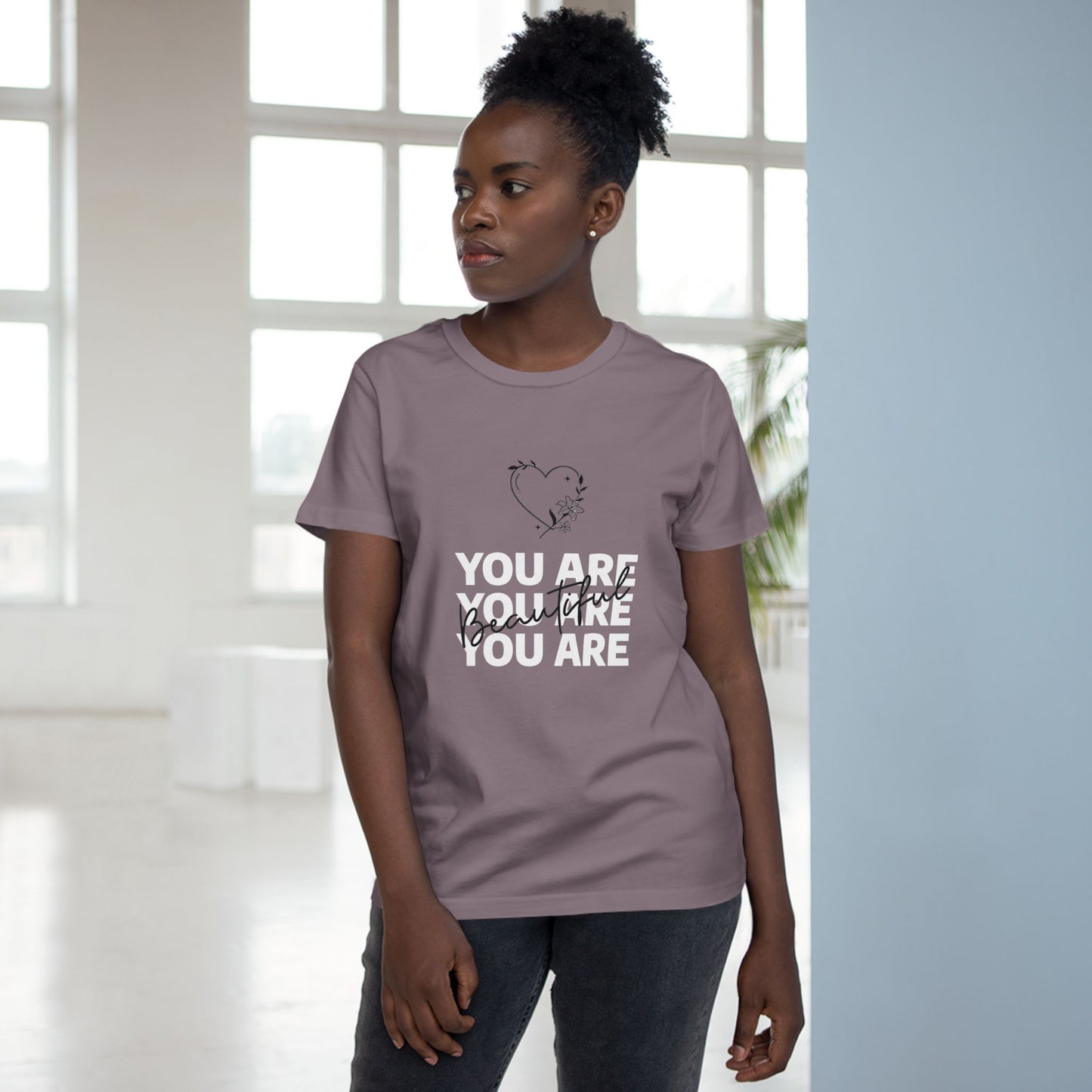 You Are Beautiful Women’s Maple Tee