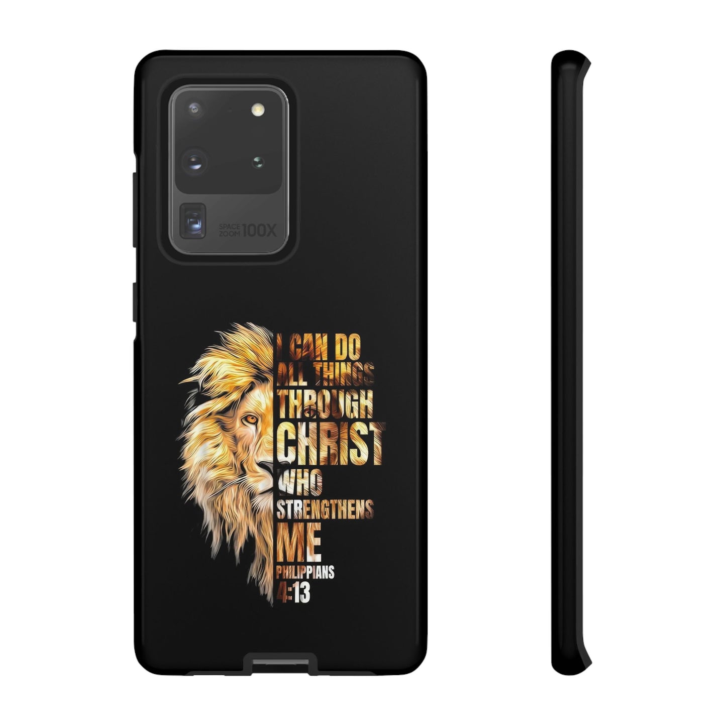 Inspirational Lion  Samsung Phone Case, Strength & Faith, Christian Accessories