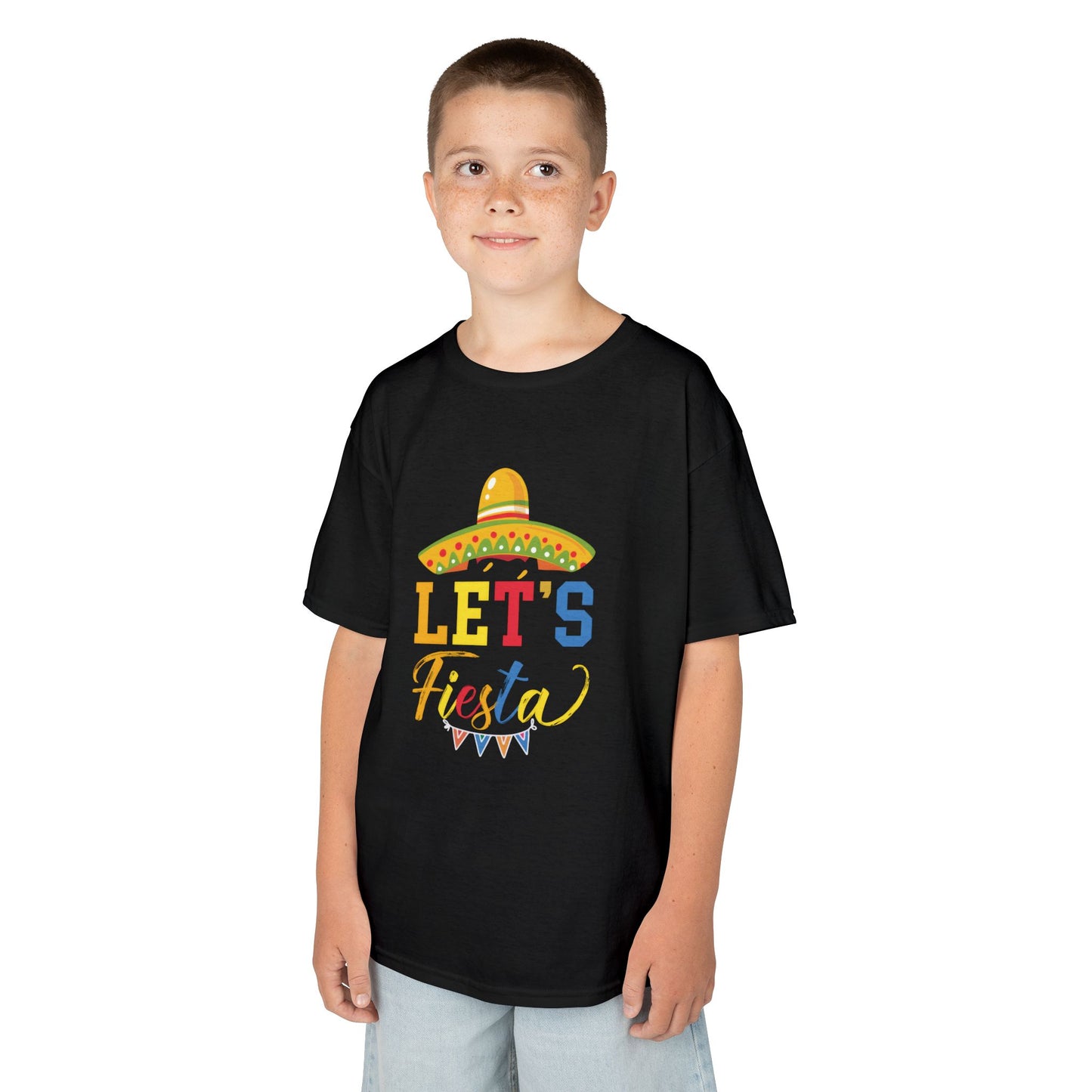 Kids Fiesta T-Shirt - Fun 'Let's Fiesta' Design for Celebrations
