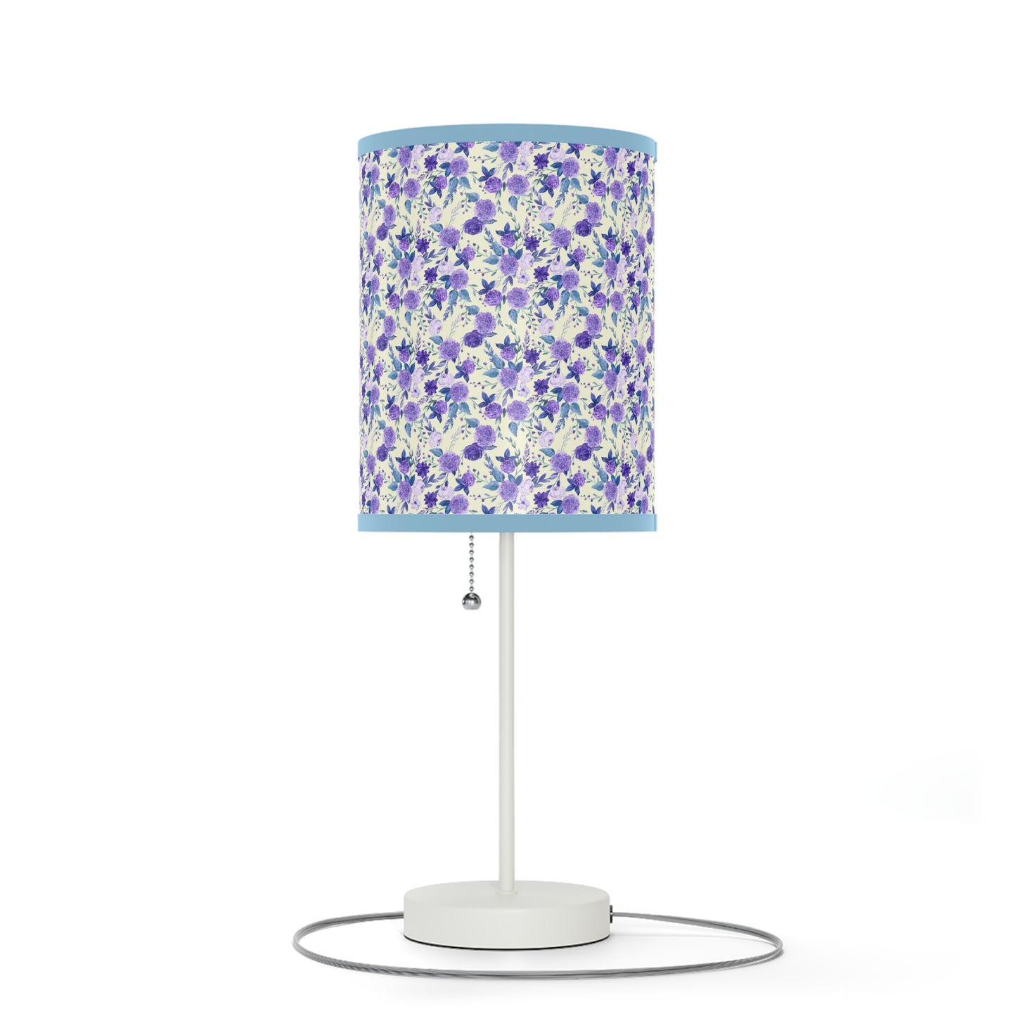 Violet Lamp on a Stand, US|CA plug / White