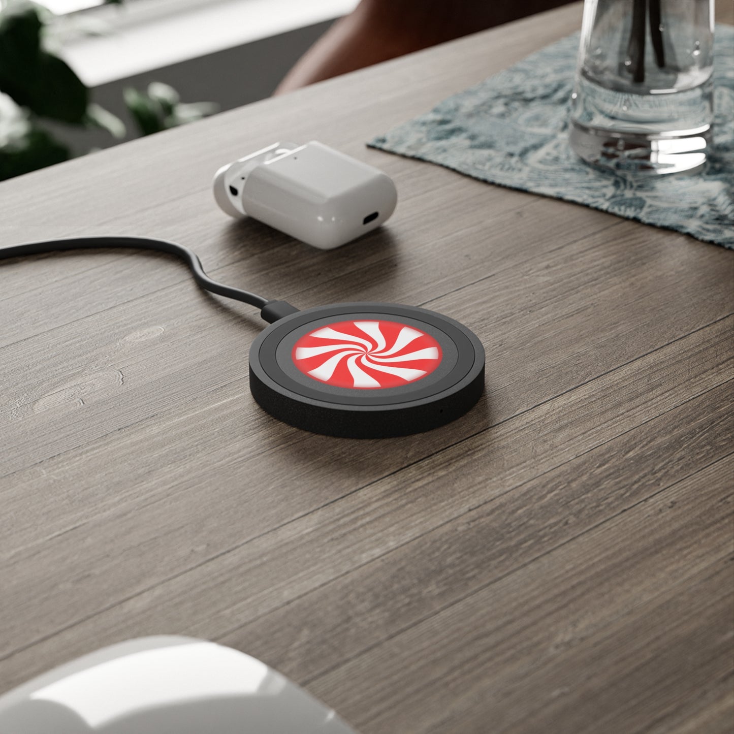 Peppermint Candy Quake Wireless Charging Pad