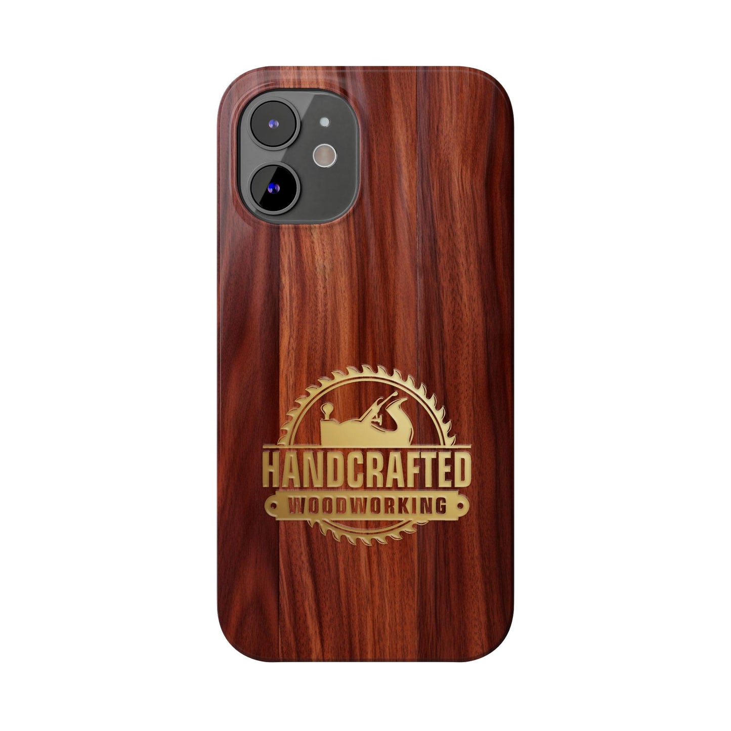 Woodworking Logo Slim Cases, iPhone