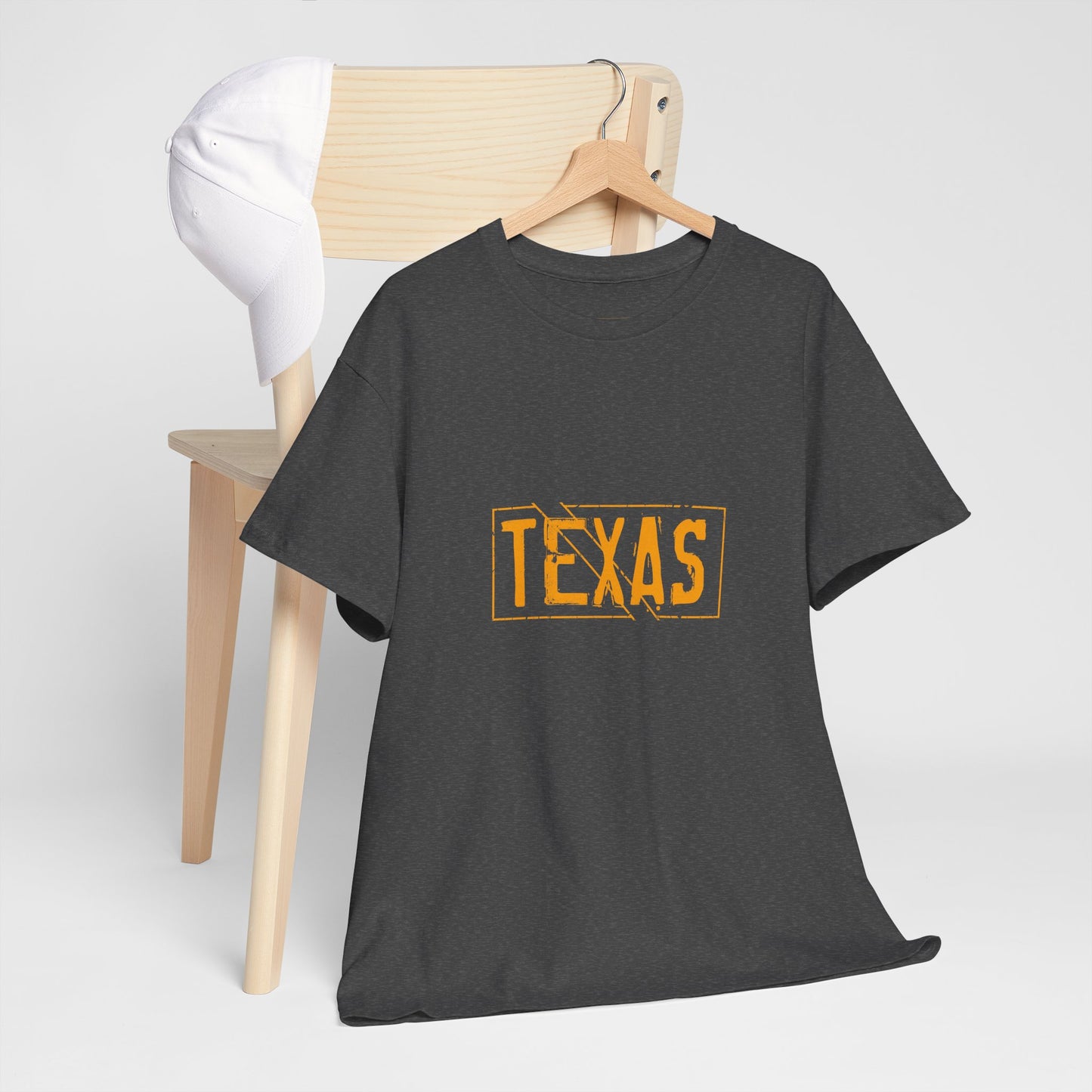 Texas Pride Unisex Heavy Cotton Tee - Casual Black T-Shirt for Texans