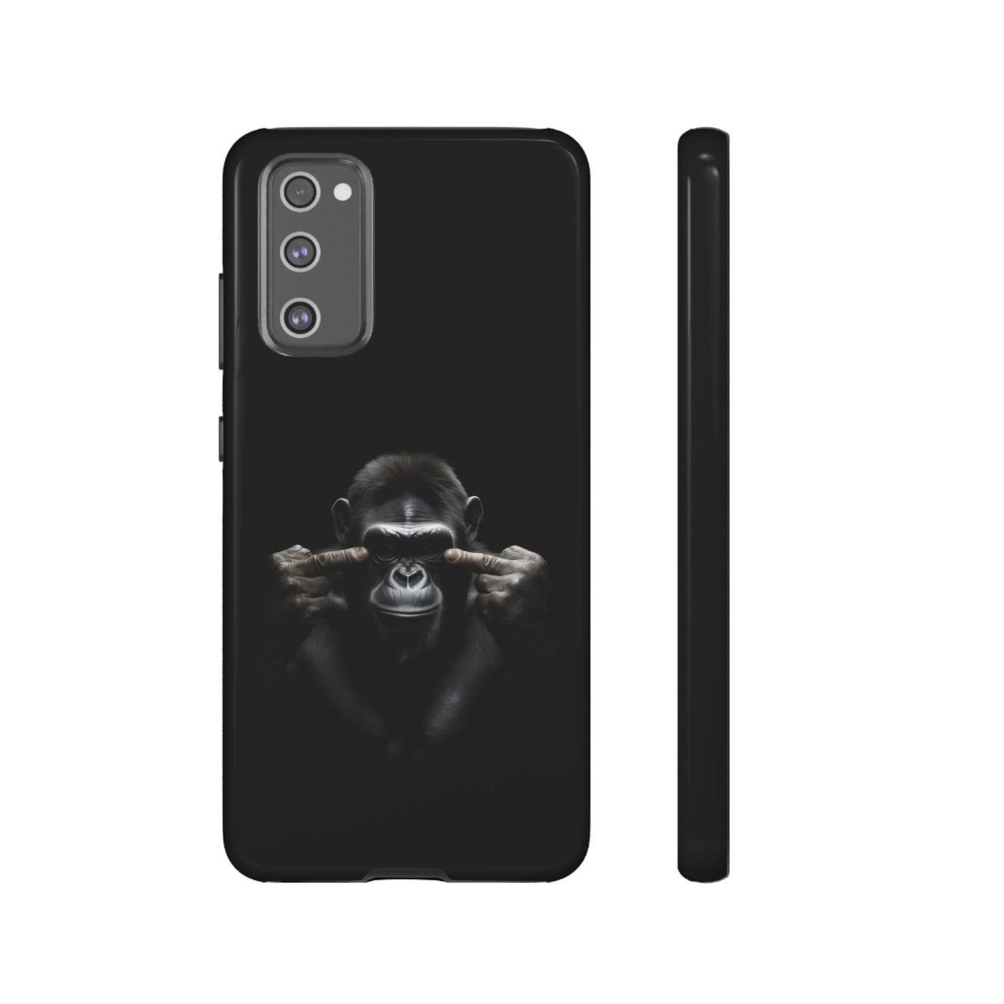 Edgy Gorilla Samsung  Phone Case - Funny Gift for Animal Lovers