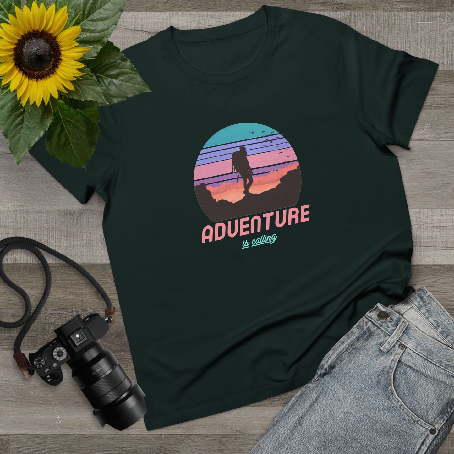 Adventure Is Calling Women’s Maple Tee