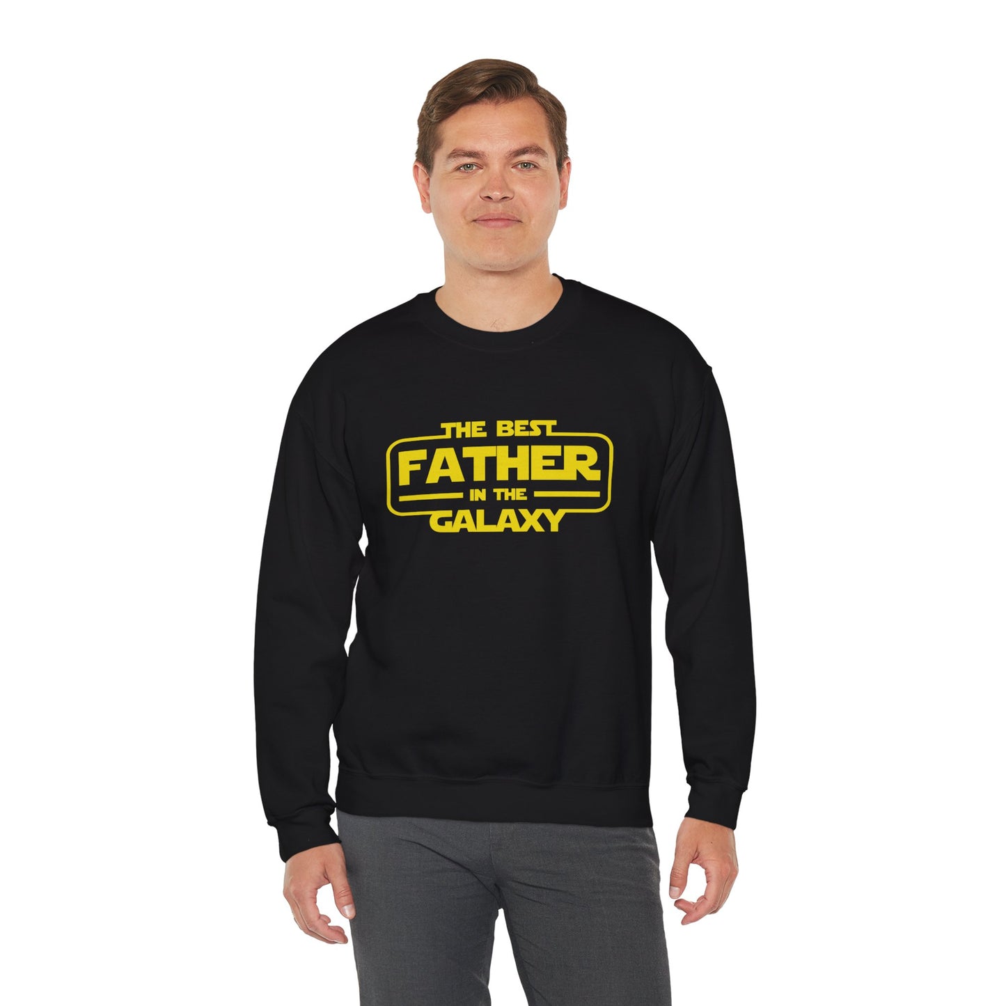 Galaxy-Themed Father's Day Crewneck Sweatshirt