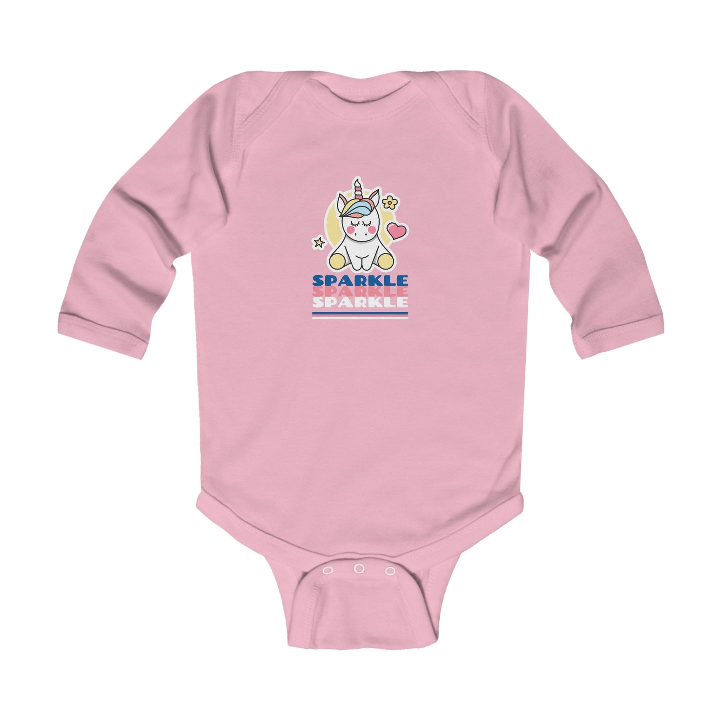 Unicorn Infant Long Sleeve Bodysuit