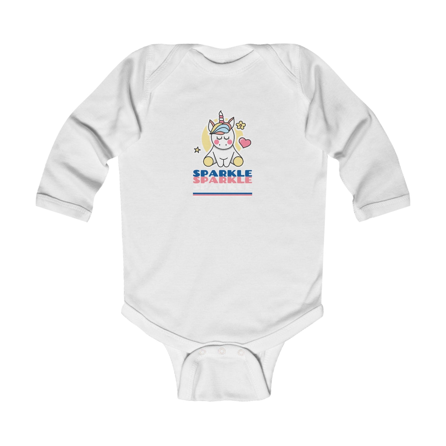 Unicorn Infant Long Sleeve Bodysuit