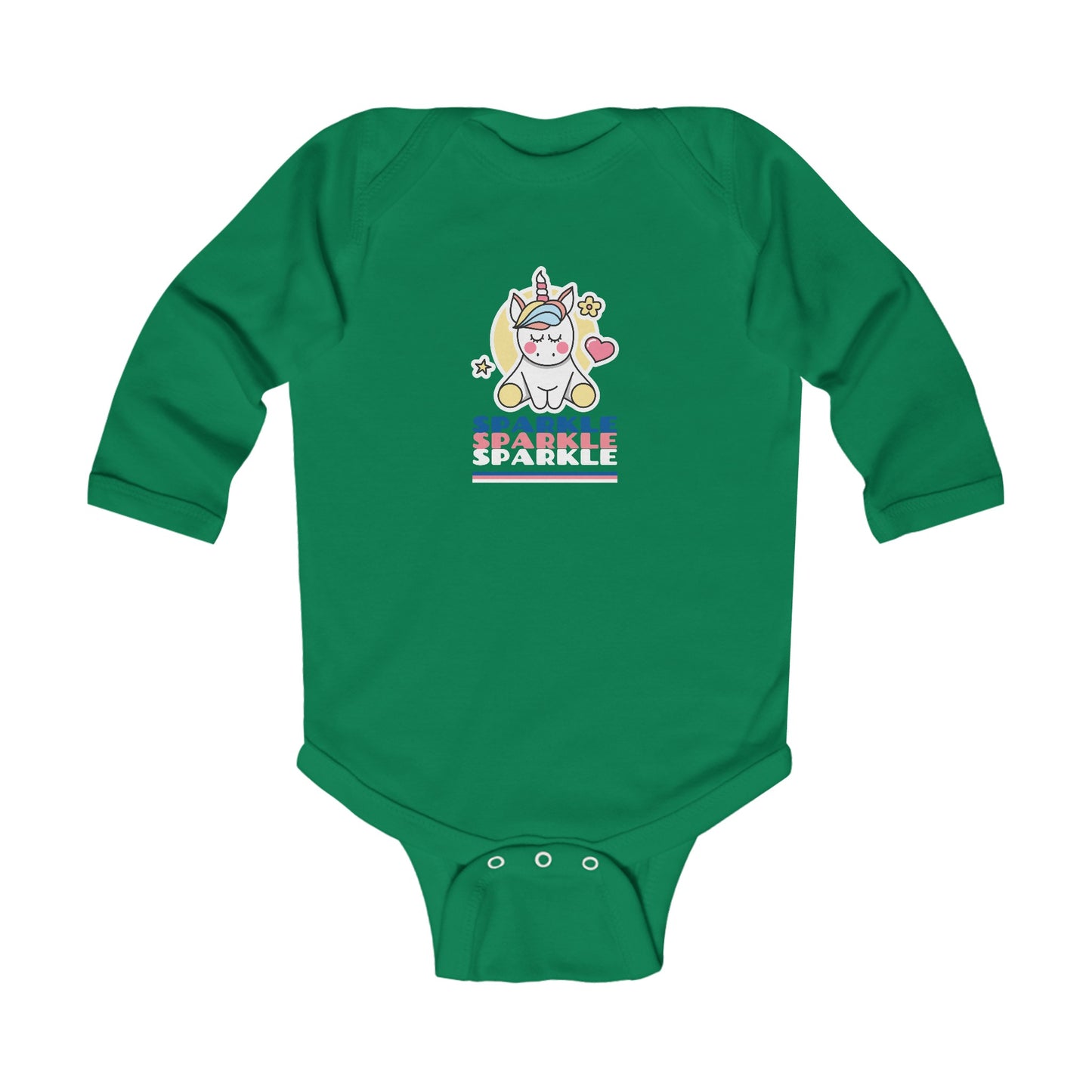 Unicorn Infant Long Sleeve Bodysuit