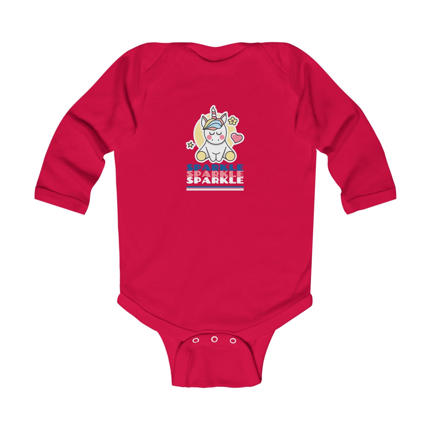 Unicorn Infant Long Sleeve Bodysuit