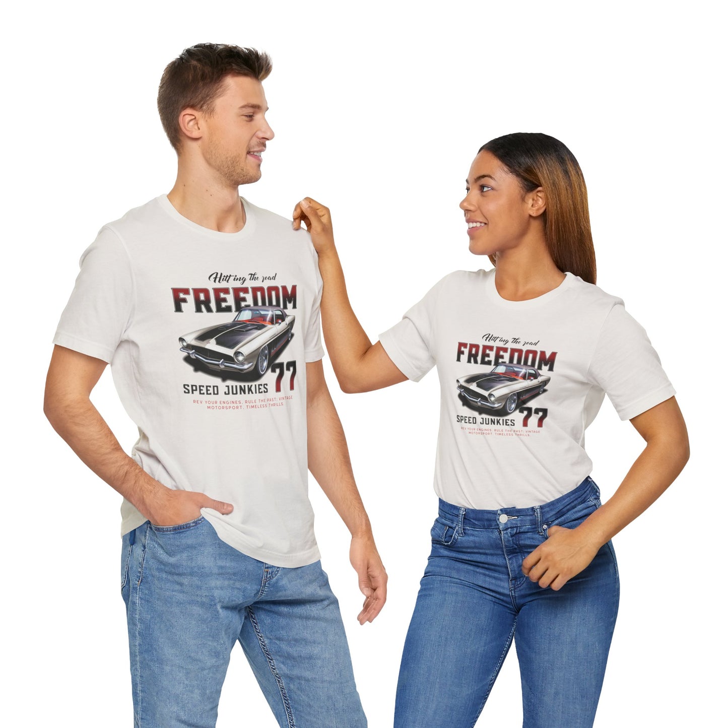 Hitting The Road Freedom Unisex Jersey Short Sleeve Tee