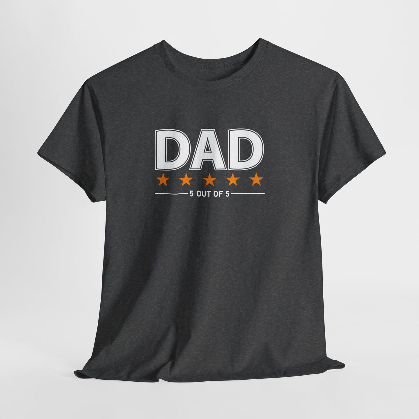 Father's Day Unisex Tee - 5 Stars Dad T-shirt