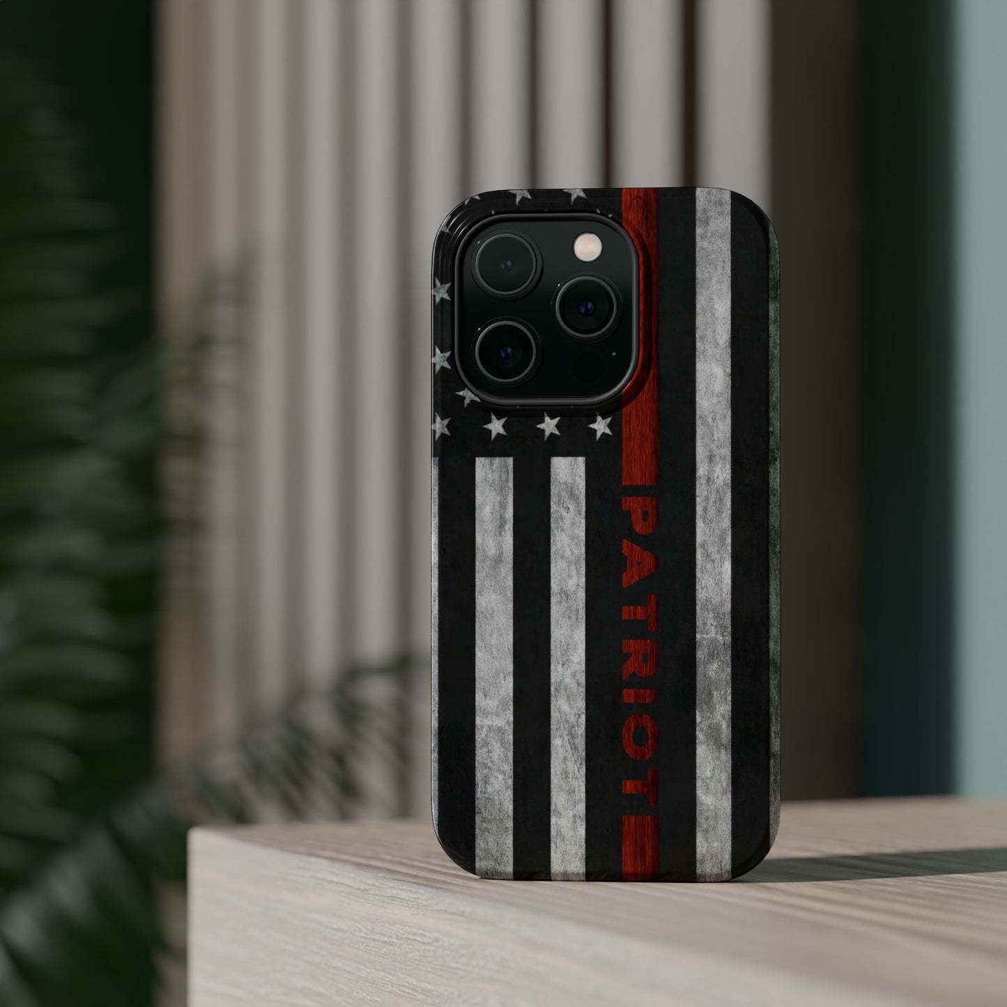 Red Line Magnetic Phone Cases, Firefighter Gift