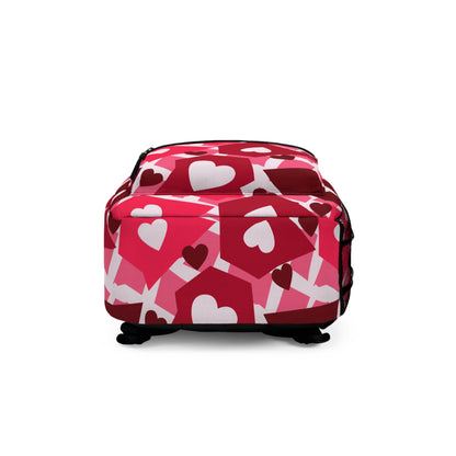 Love in Style: Retro Hearts Backpack
