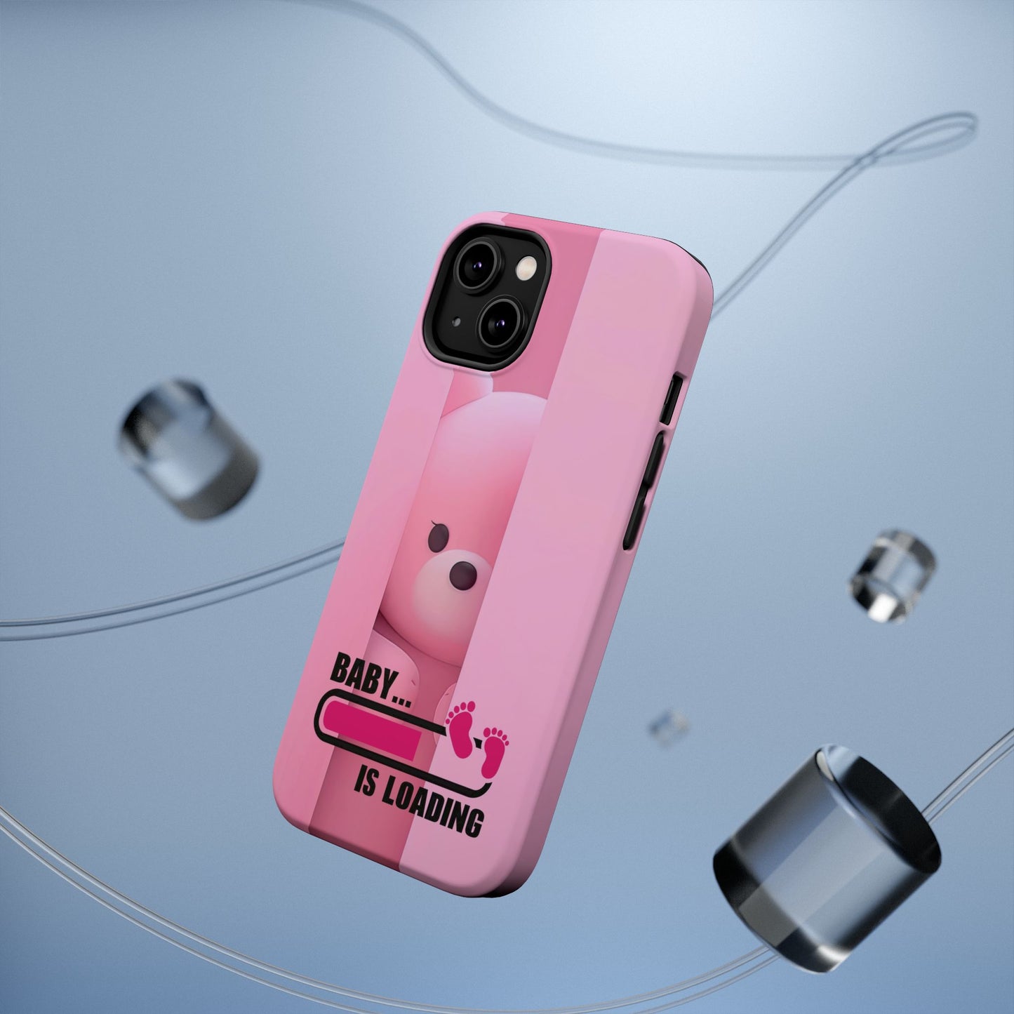 Cute Baby Loading Magnetic Phone Case, Expecting Parents Gift