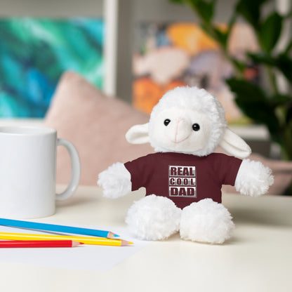 Stuffed Animal Toy with Tee - Real Cool Dad Cuddly Plush for Dads