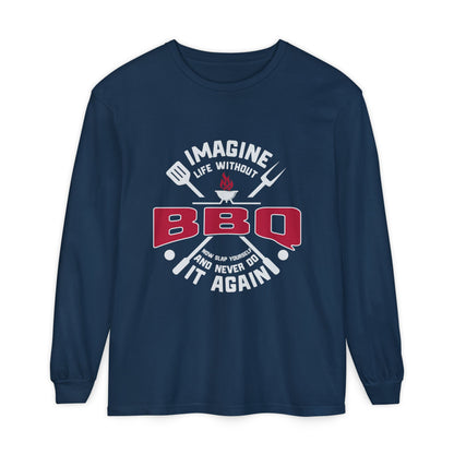 BBQ Lovers Long Sleeve T-Shirt – Imagine Life Without BBQ