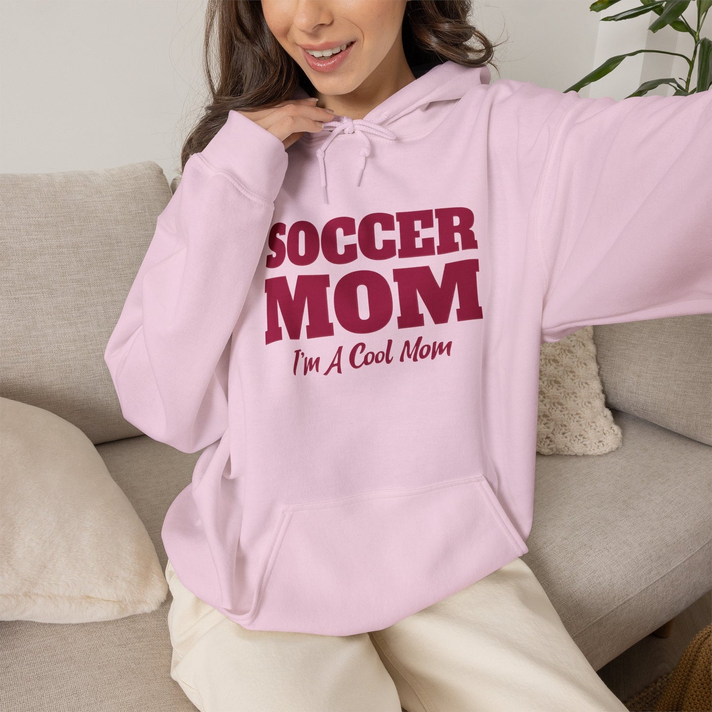 Soccer Mom I'm A Cool Mom Hooded Sweatshirt