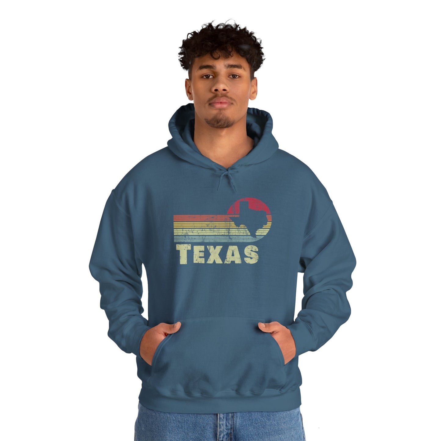 Texas Unisex Heavy Blend™ Hooded Sweatshirt