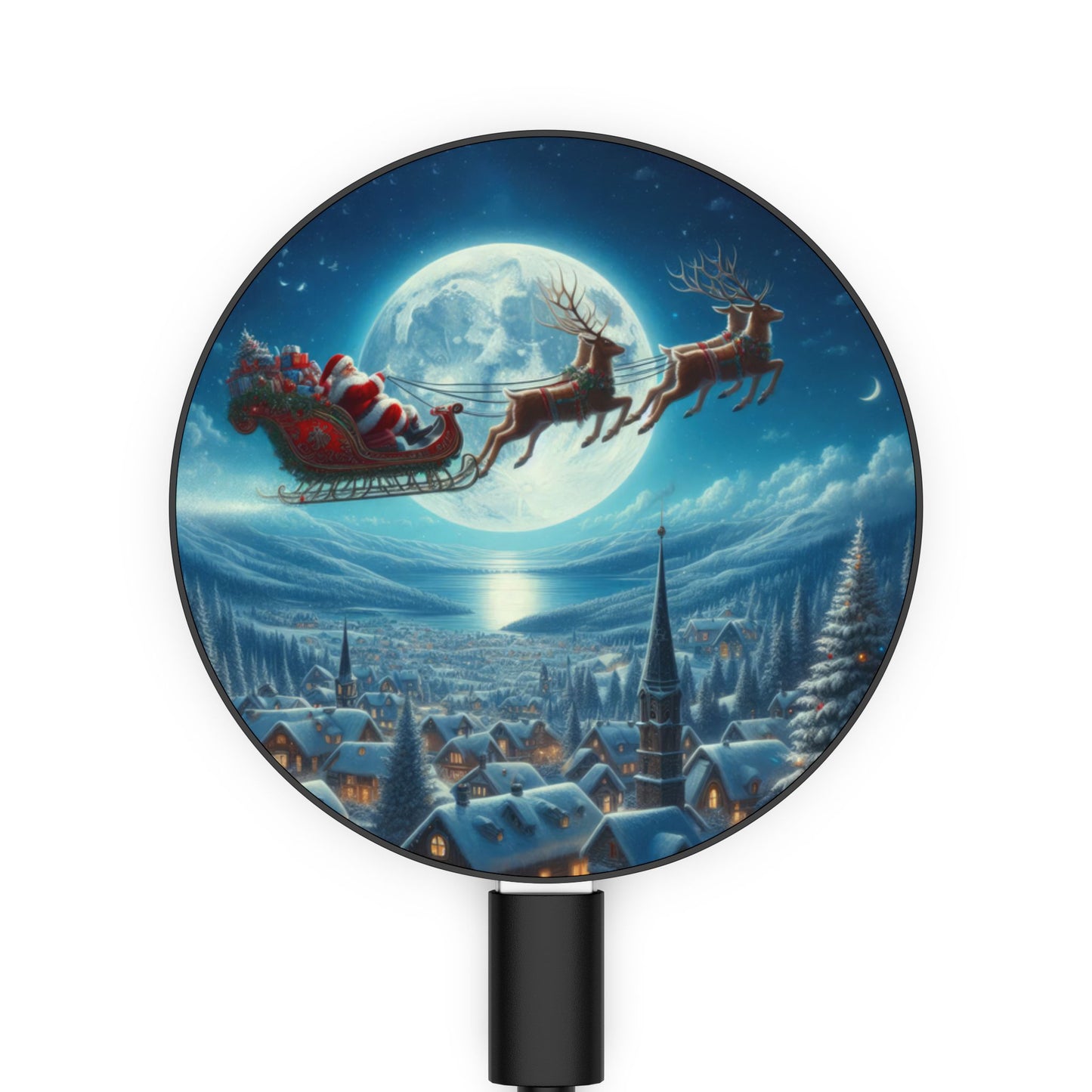 Magical Sleigh Ride Above Cheerland Magnetic Induction Charger