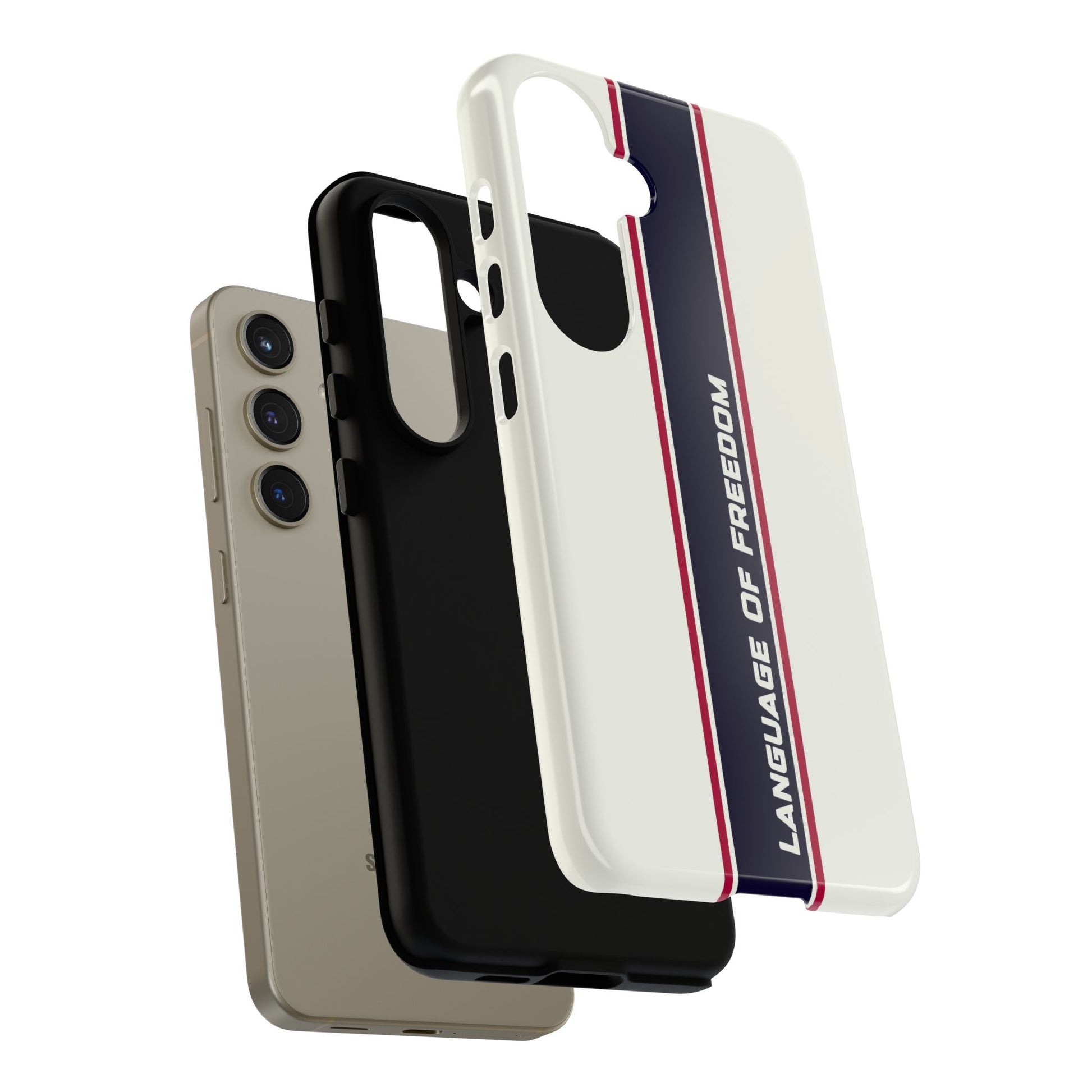 Language of Freedom Tough Case – Minimalist Design