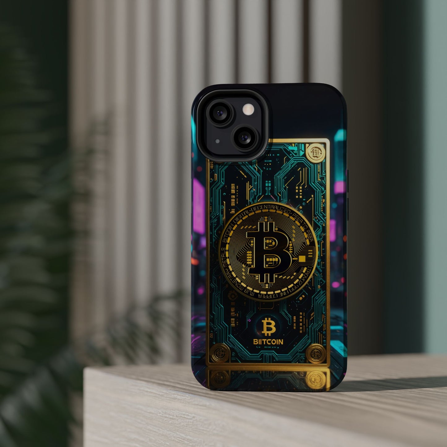 Bitcoin Magnetic Phone Case, Unique Phone Cover