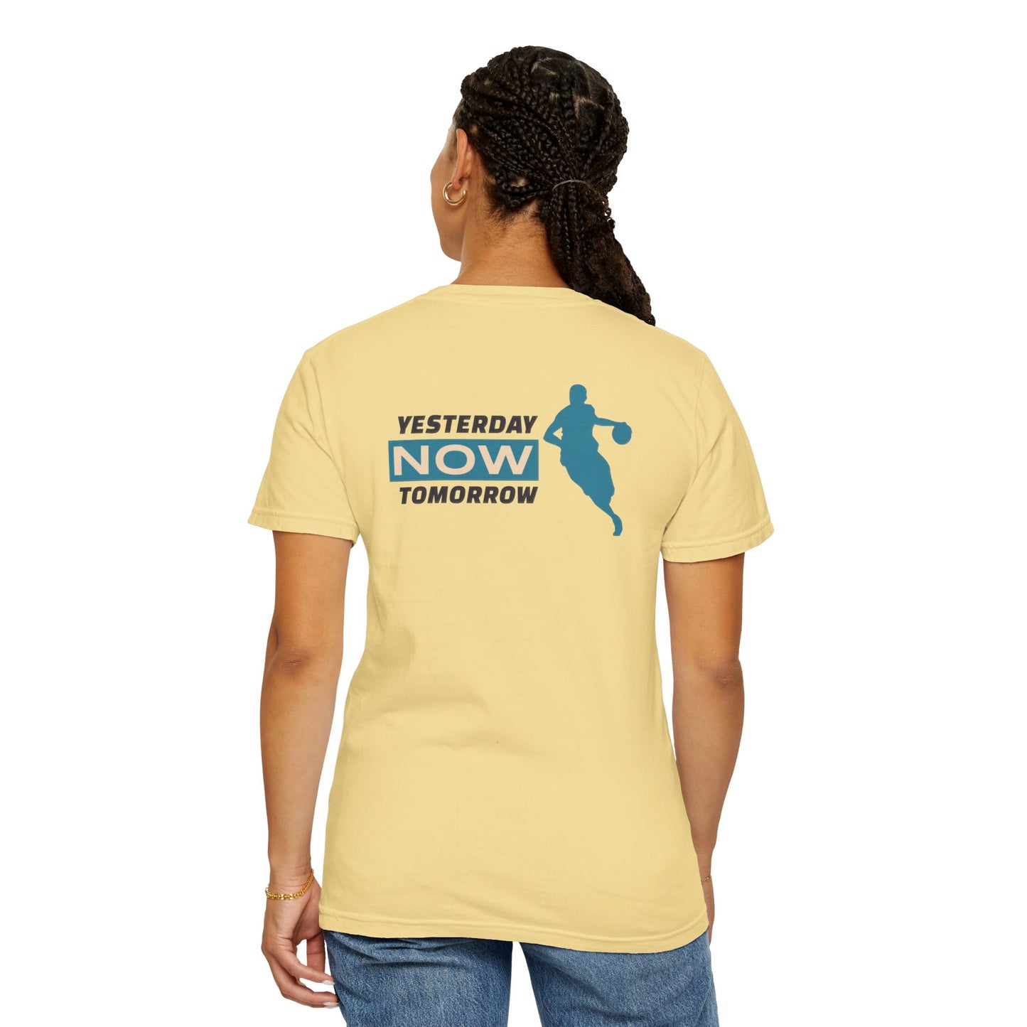 Yesterday Now Tomorrow Unisex Garment-Dyed T-shirt