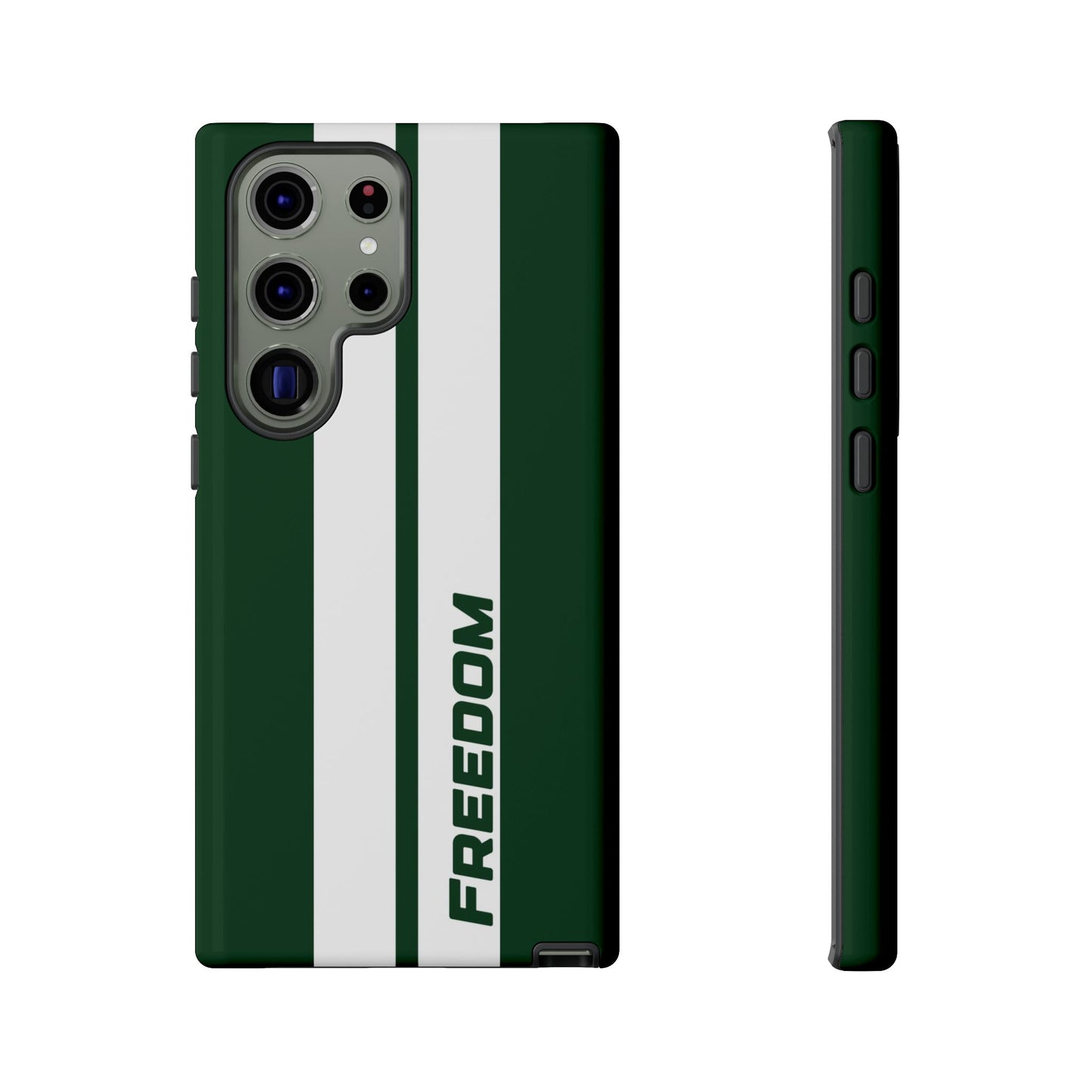 Freedom Tough Case, Olive Green Motorsport-Inspired Cove