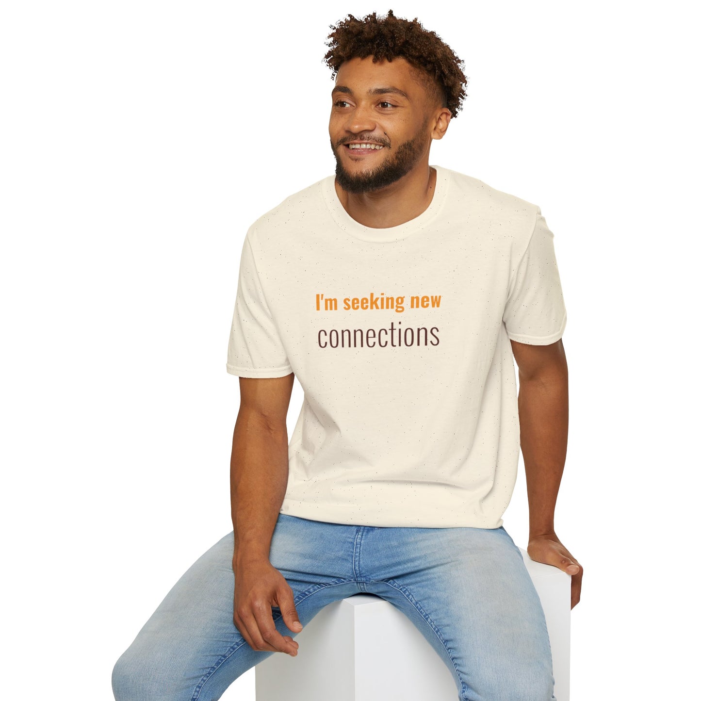 I'm Seeking New Connection Unisex Softstyle T-Shirt