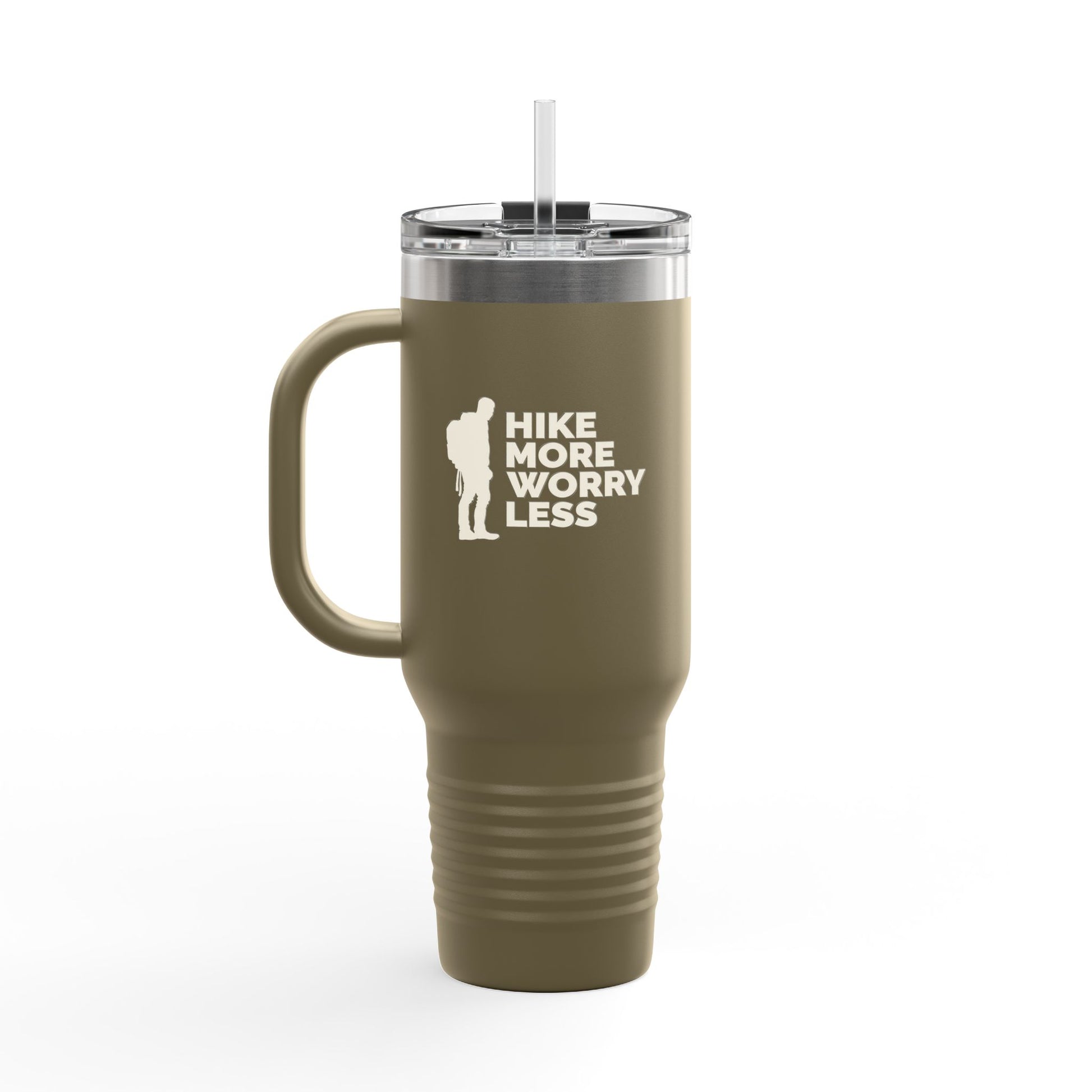 Hike More Worry Less Travel Mug, 40oz