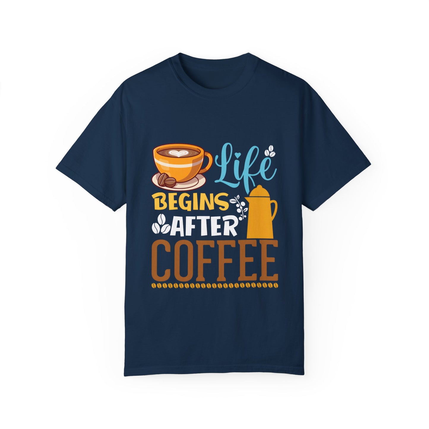 Unisex Life Begins After Coffee T-Shirt - Perfect for Coffee Lovers