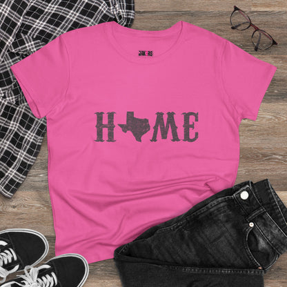 Texas Home Women's Midweight Cotton Tee