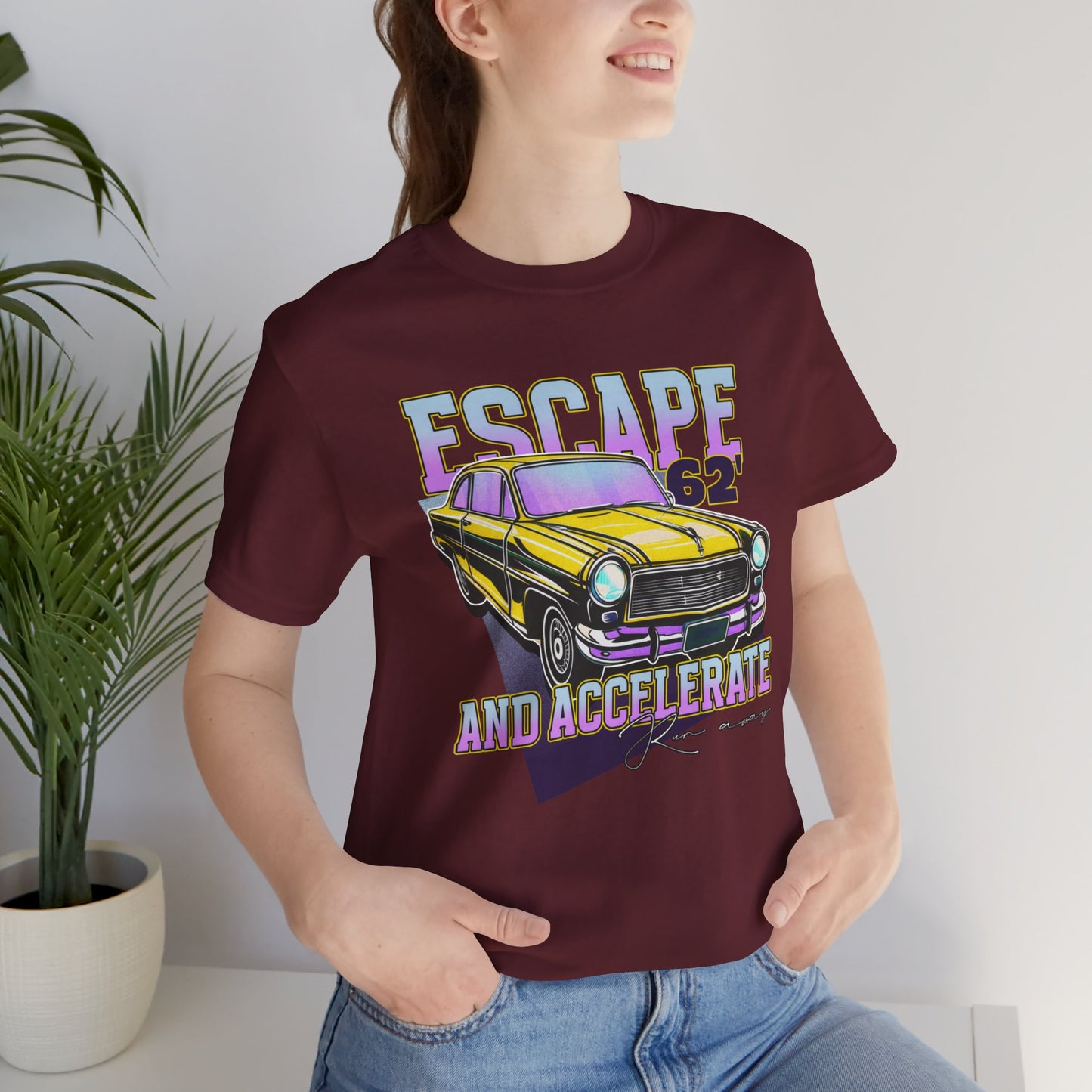 Escape And Accelerate Unisex Jersey Short Sleeve Tee