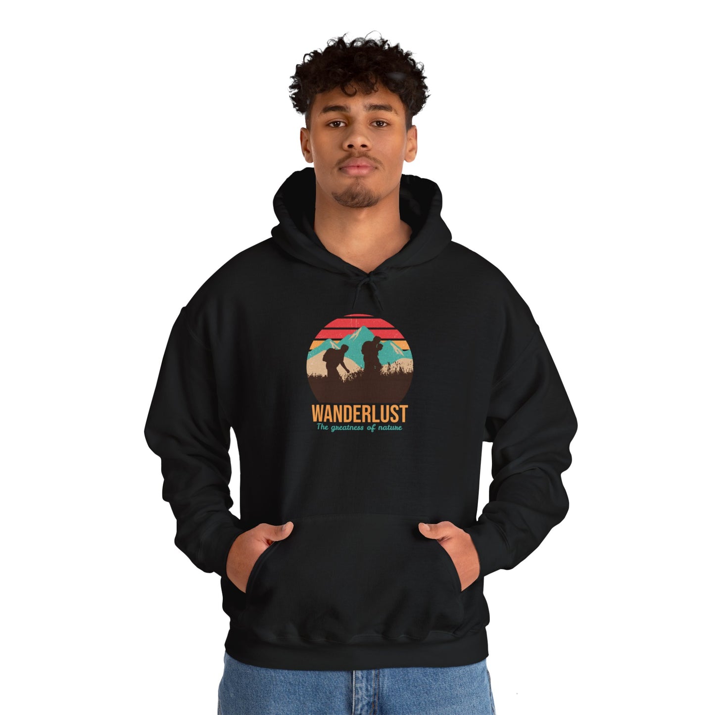 Wanderlust The Greatness Of Nature Unisex Heavy Blend™ Hooded Sweatshirt