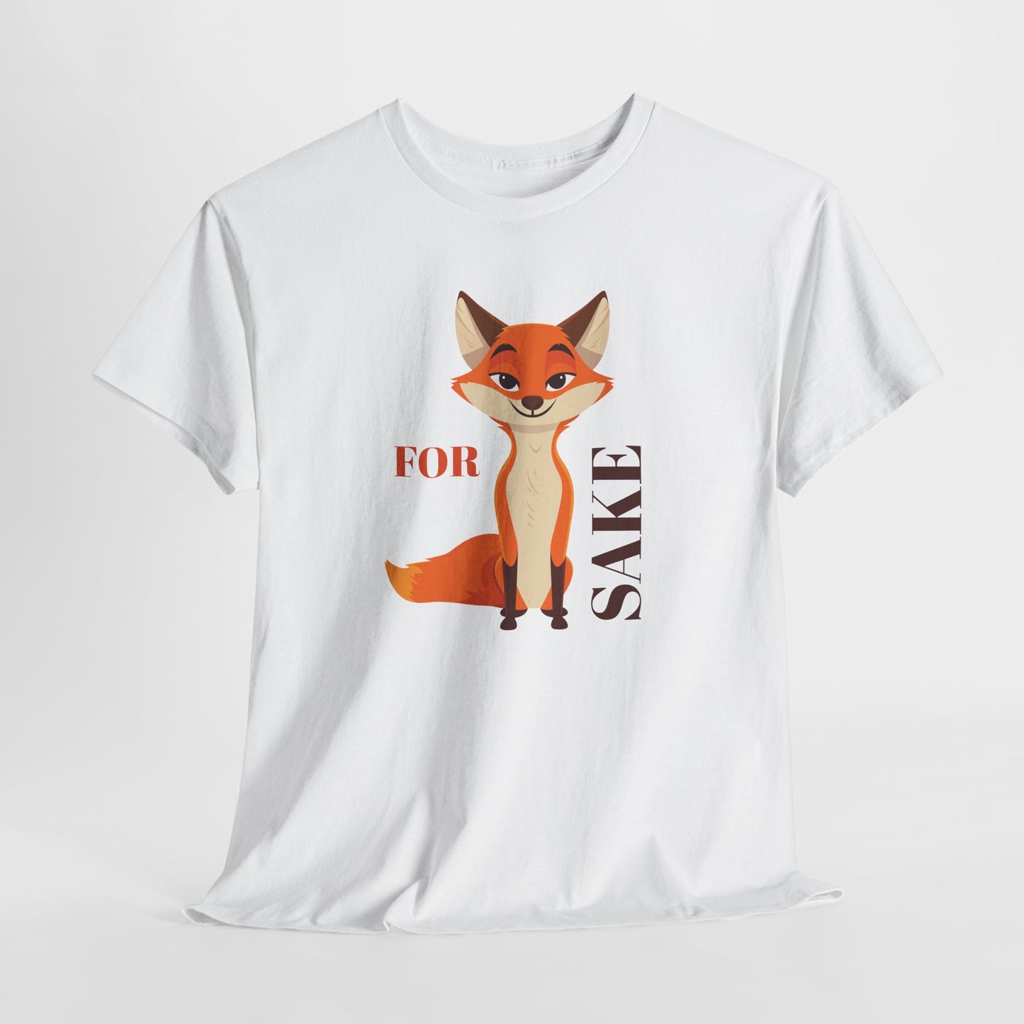 Funny For Fox Sake Unisex Tee, Humorous Graphic T-Shirt