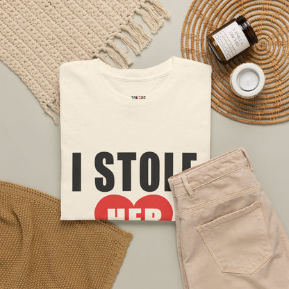I Stole Her Heart,  Romantic Valentine Tee for Couples, A Part
