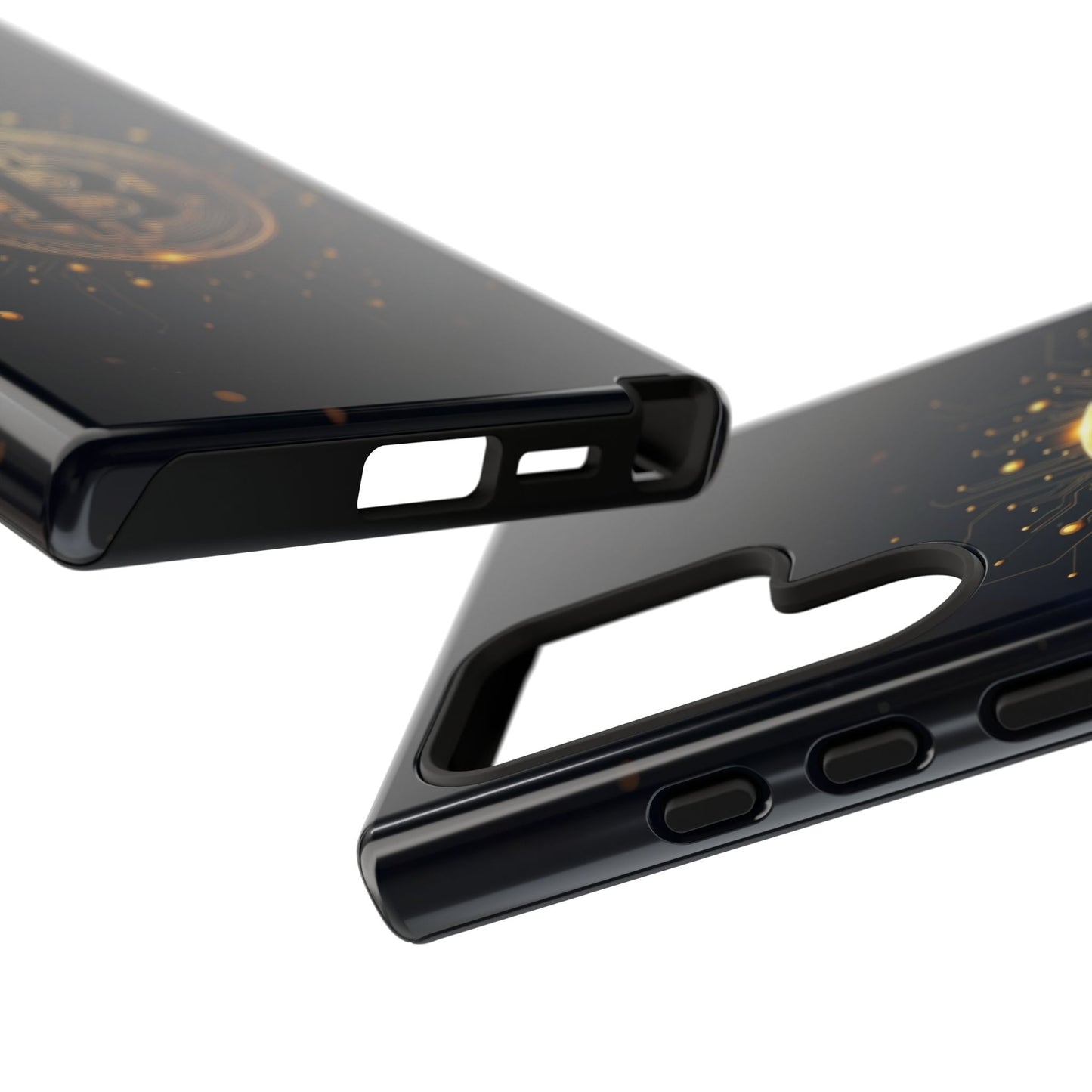 Bitcoin Samsung Tough Case for Smartphones, Crypto Lover Phone Accessory