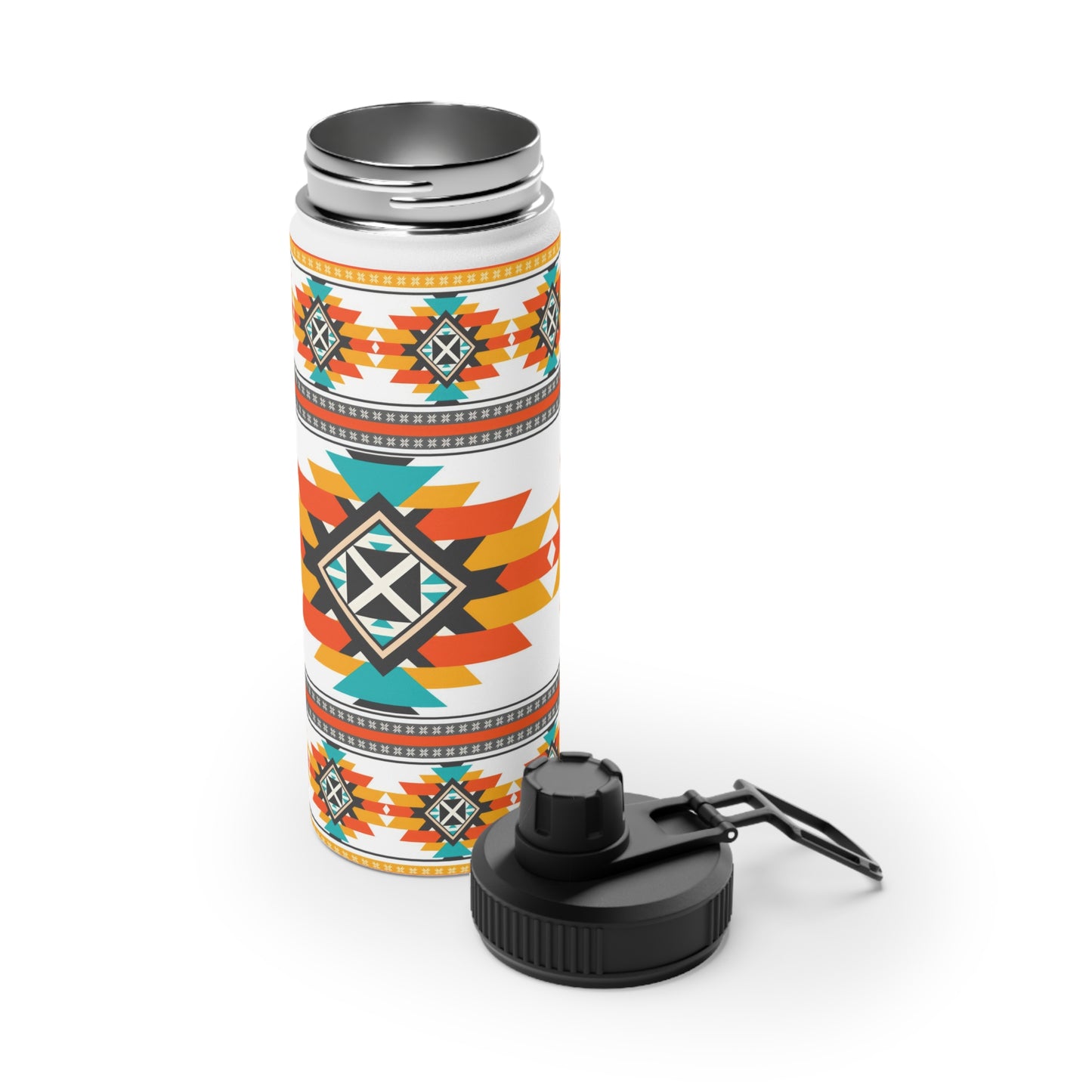 Native Harmony Stainless Steel Water Bottle, Sports Lid