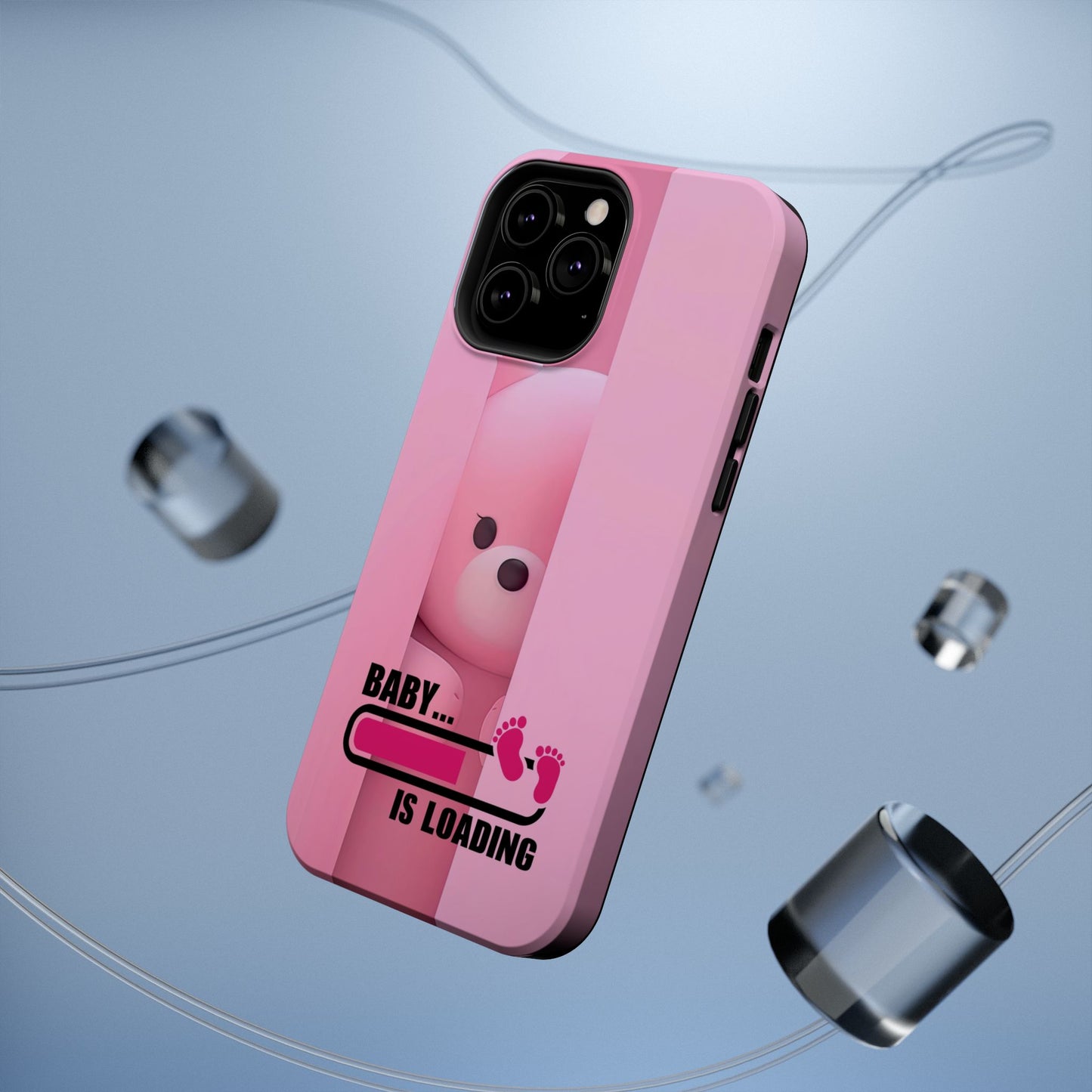 Cute Baby Loading Magnetic Phone Case, Expecting Parents Gift